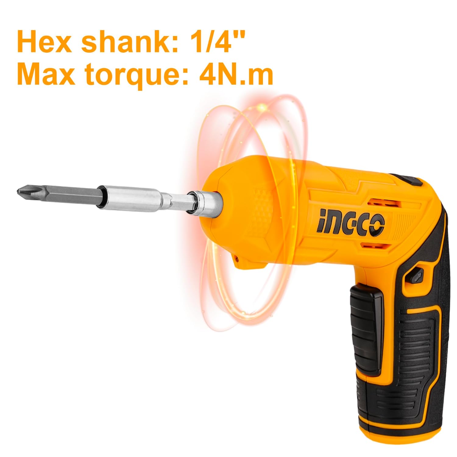 INGCO 4V Electric Cordless Screwdriver,