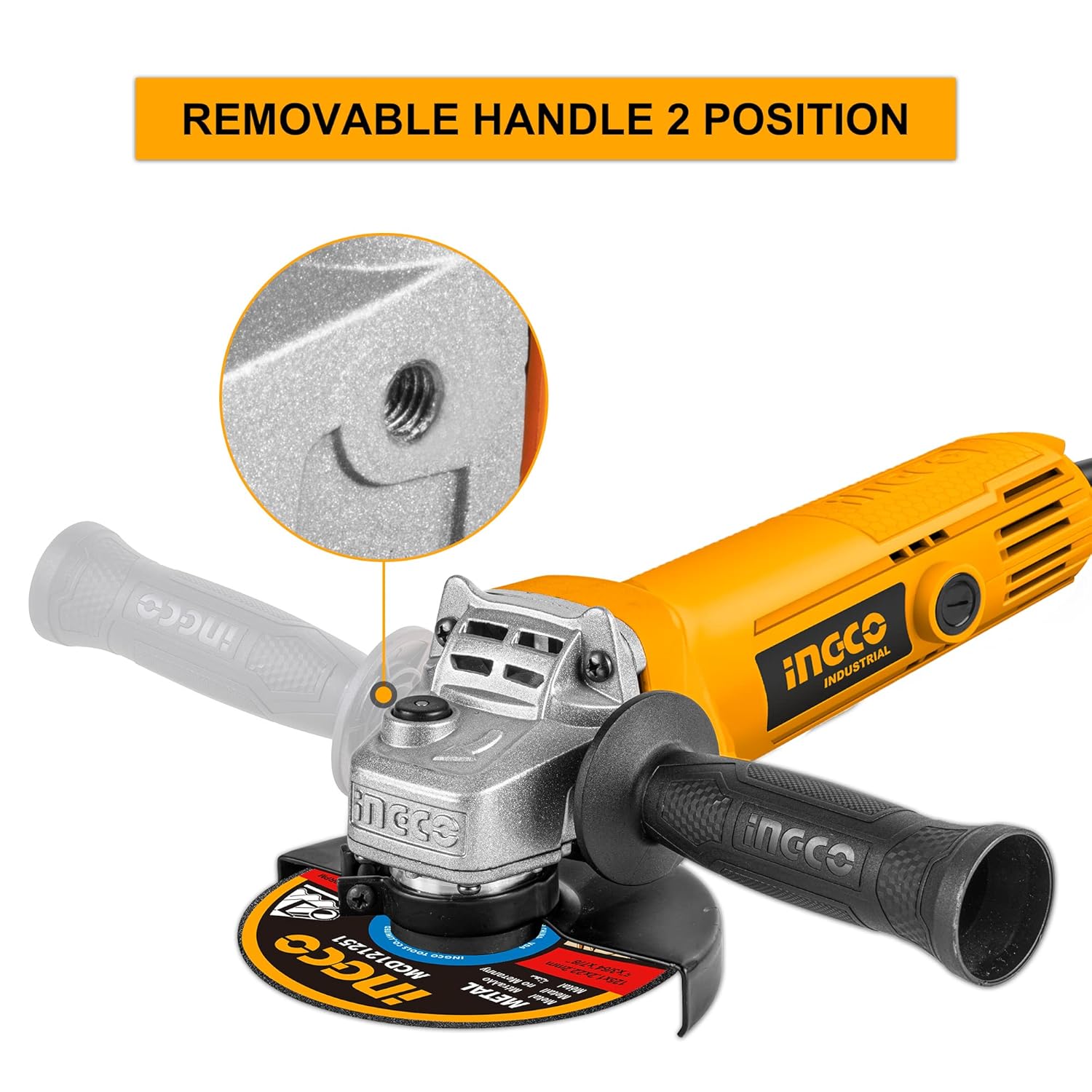 INGCO Angle Grinder, 100mm | 710W