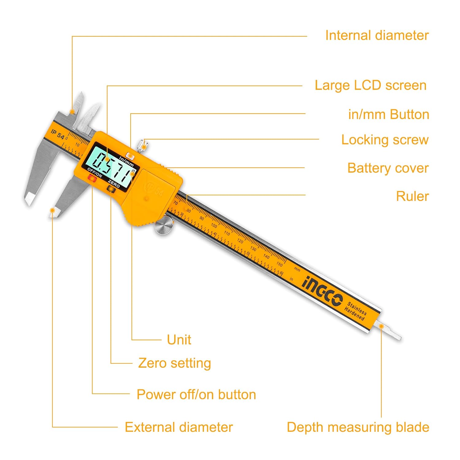 INGCO Digital caliper