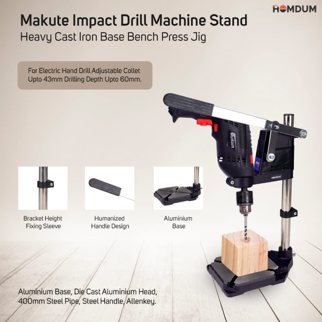 Impact Drill Machine Stand Heavy Cast Iron Base