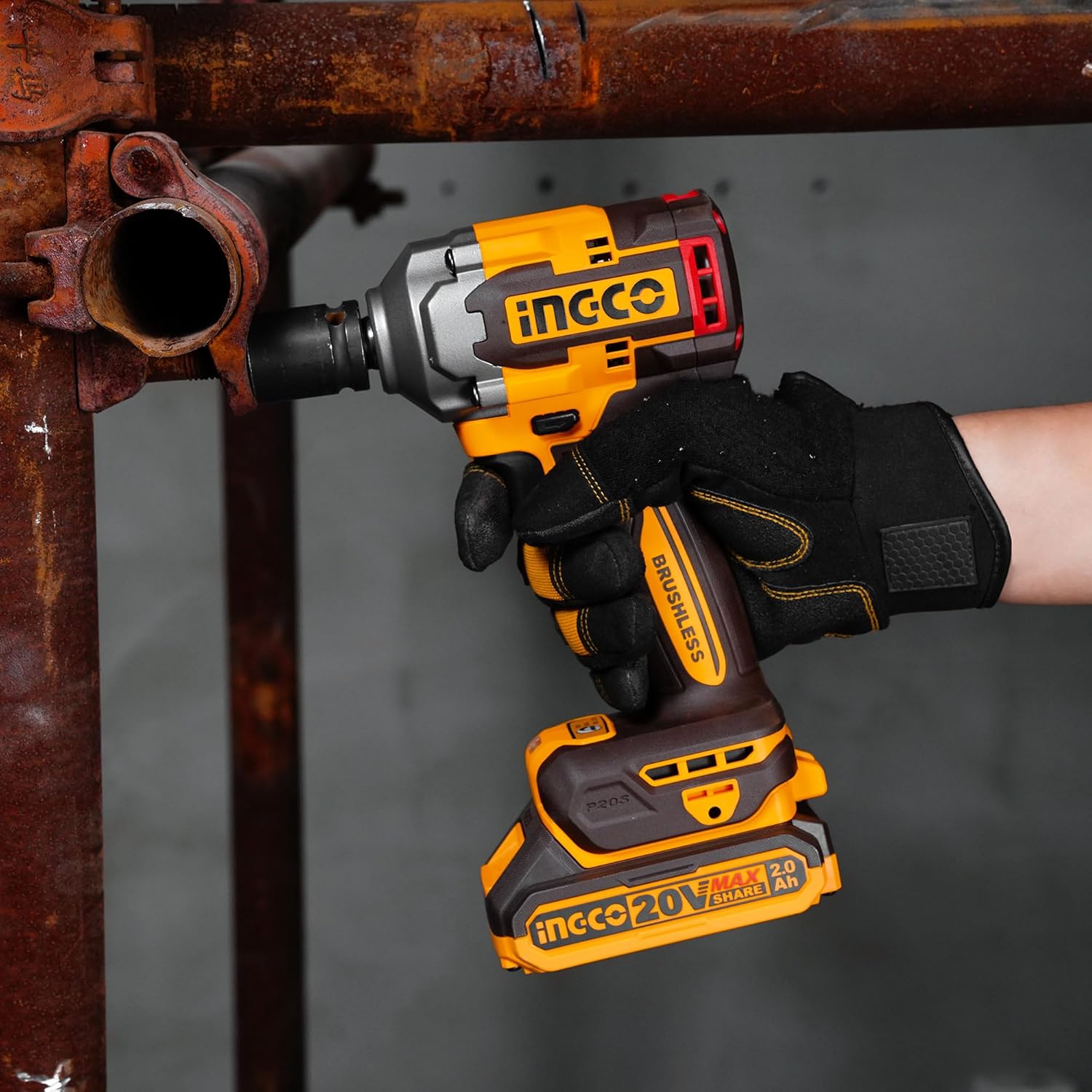 Ingco Brushless Impact Wrench 400NM