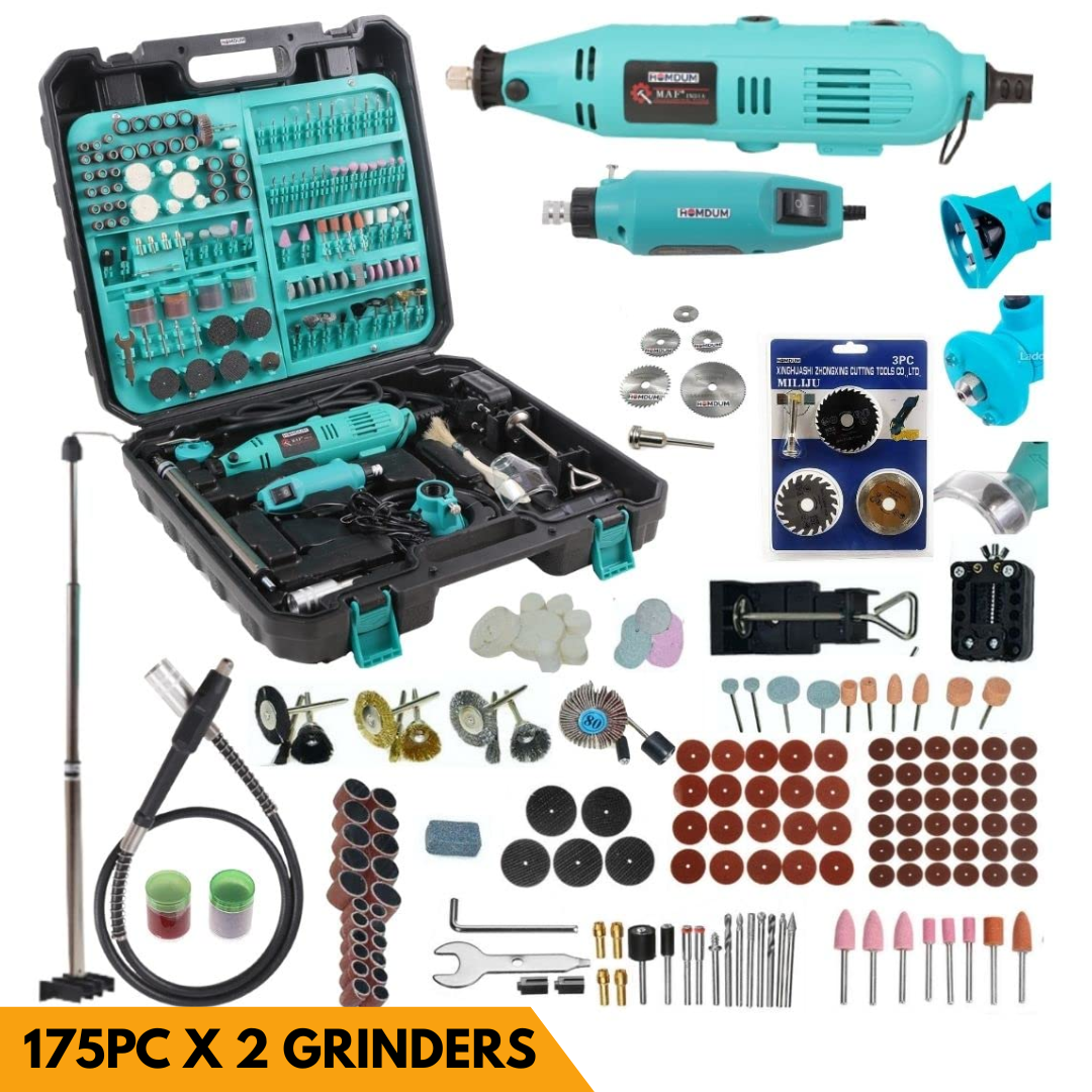 175pc x 2 grinders