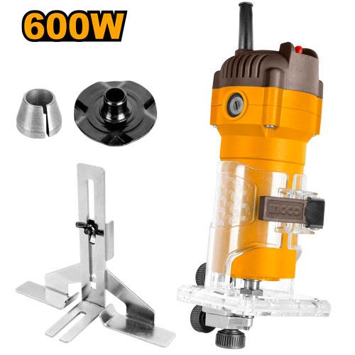 INGCO  Laminate Trimmer – 600W Wood Router Trimming Machine - PLM6001