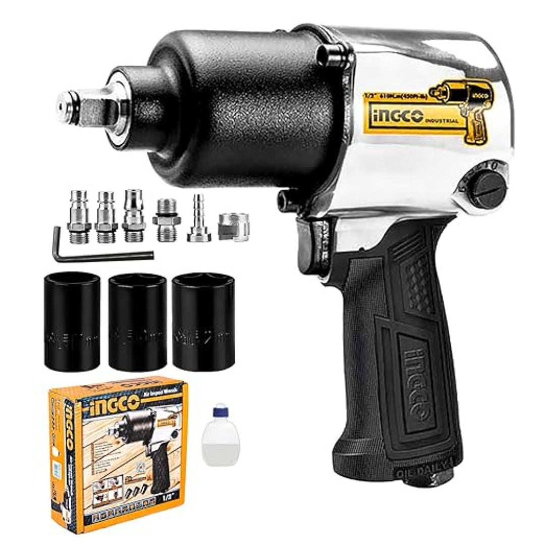 INGCO Air Impact Wrench 1/2" Drive – Product Description -  AIW12562