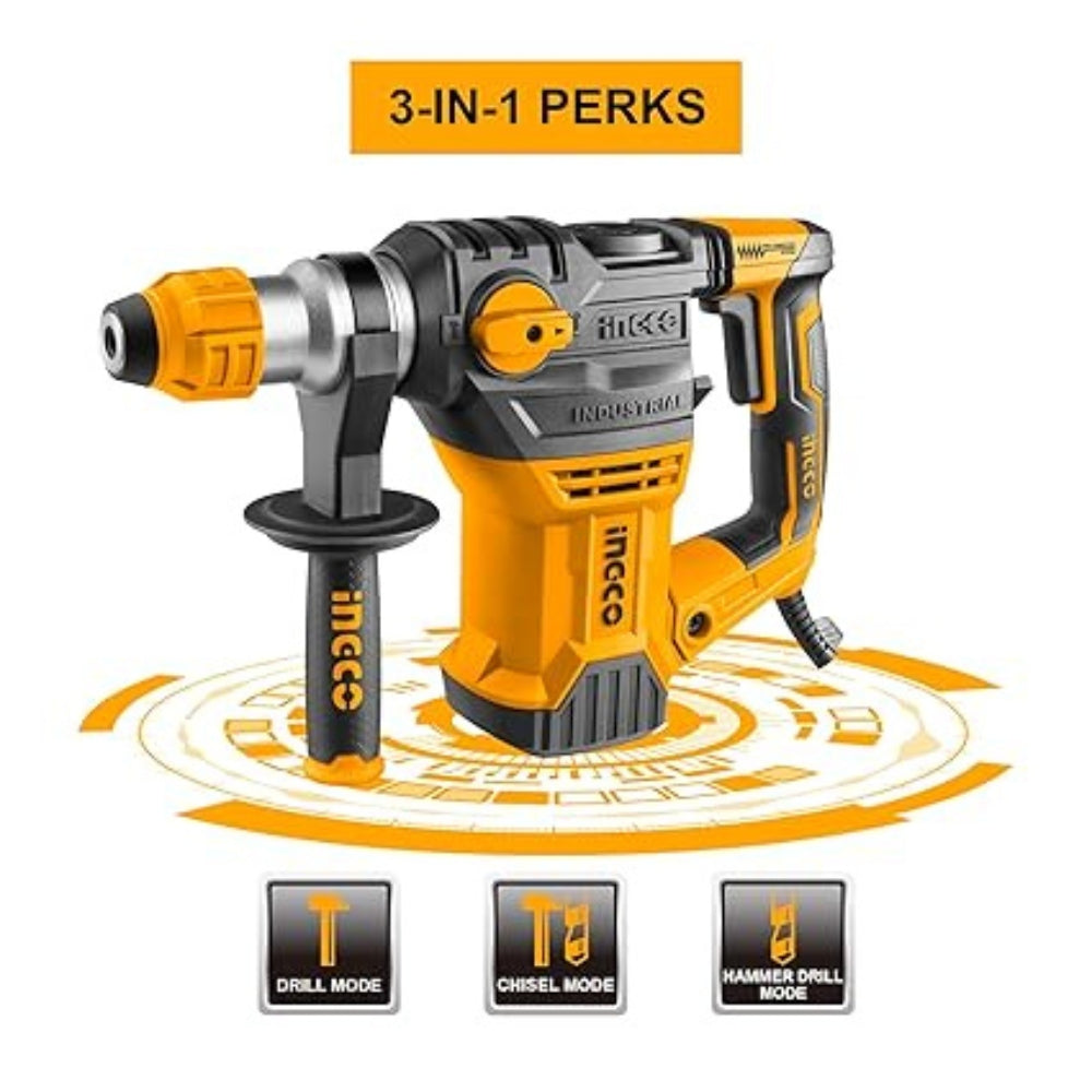 INGCO SDS-Plus Rotary Hammer 1500W 5.5J – RH150038