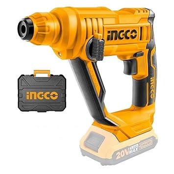 INGCO 20 V 900 RPM Lithium-Ion Cordless Rotary Hammer (CRHLI1601)