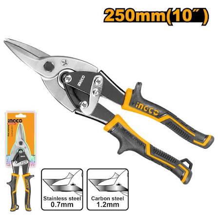 INGCO Aviation Snip Straight 10" / 250mm (HTSN0110S)