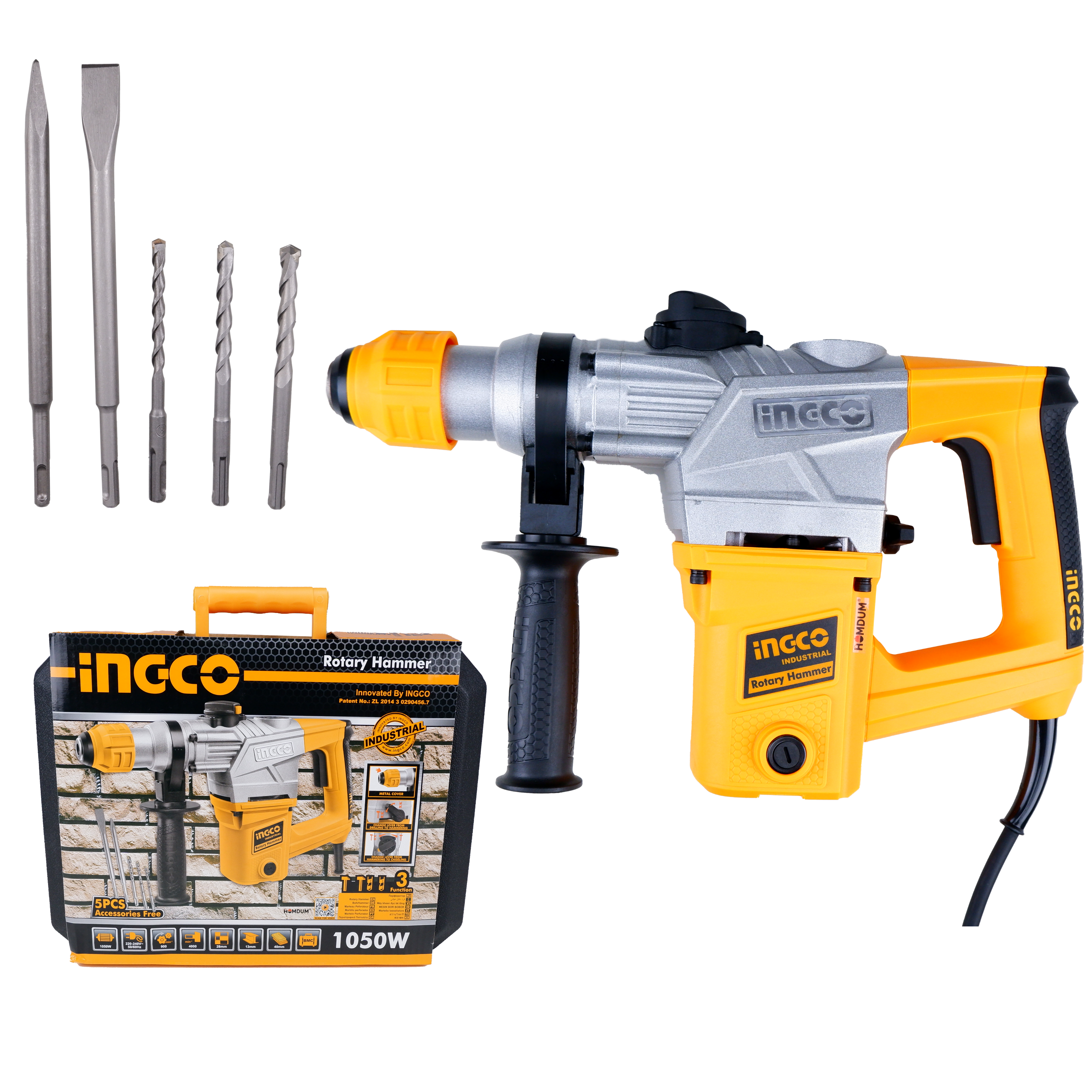 Homdum 1050W INGCO demolition hammer