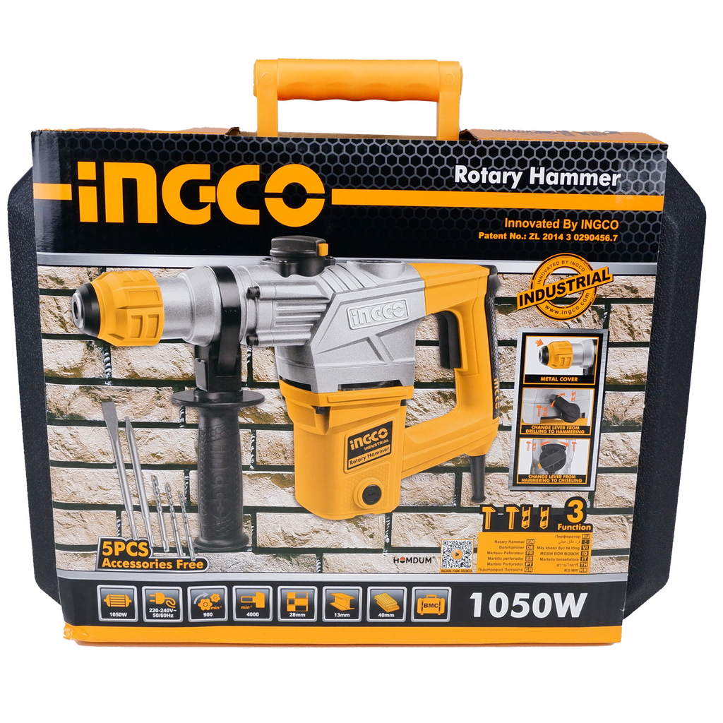 Ingco rotary online hammer 1050w