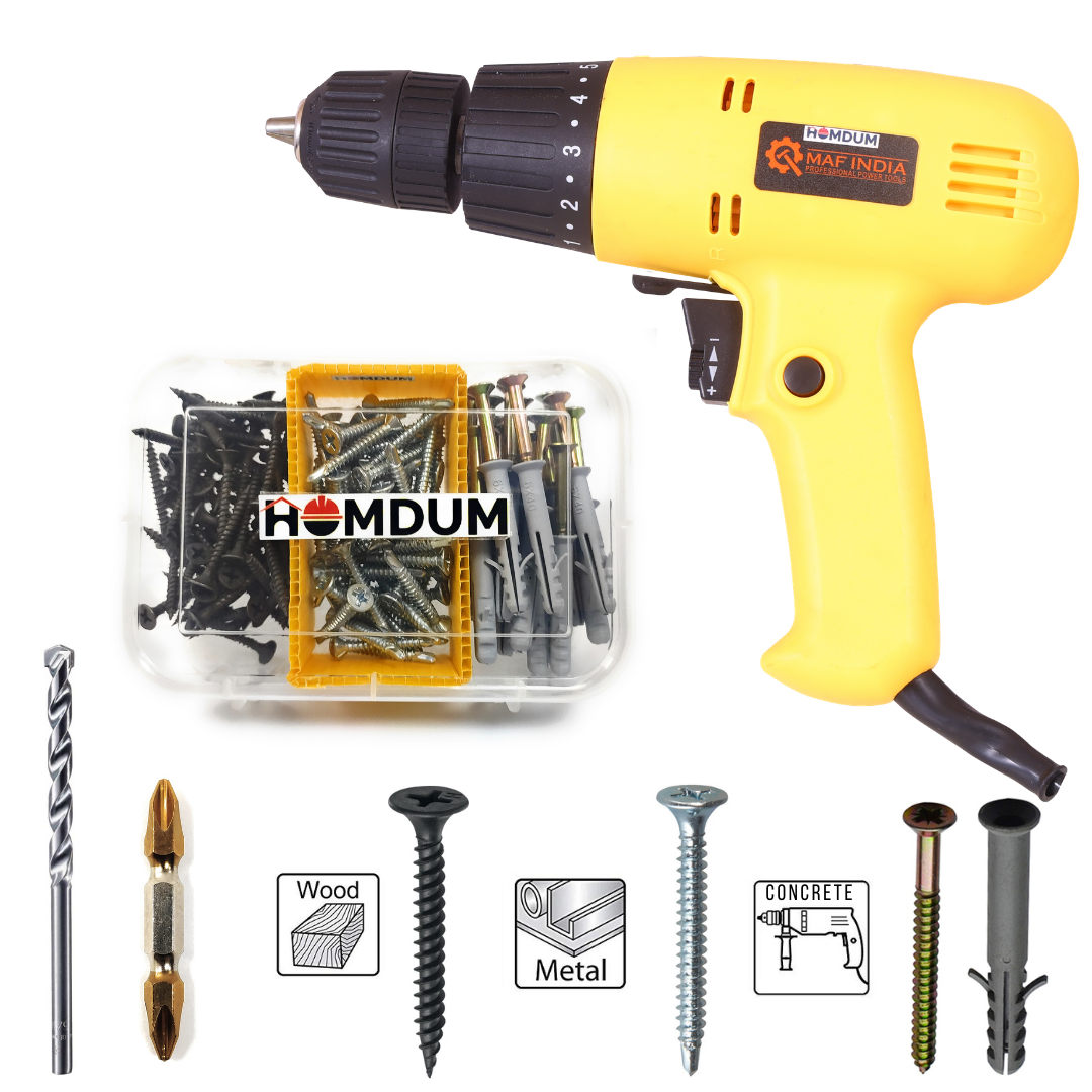  Powerful 10mm Maf Screwdriver Drill Machine combo