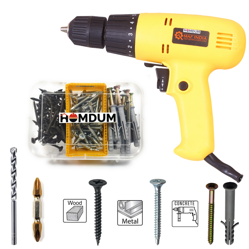 BUY Homdum Mechanical hand drill machine, ¼ inch keyless drill chuck
