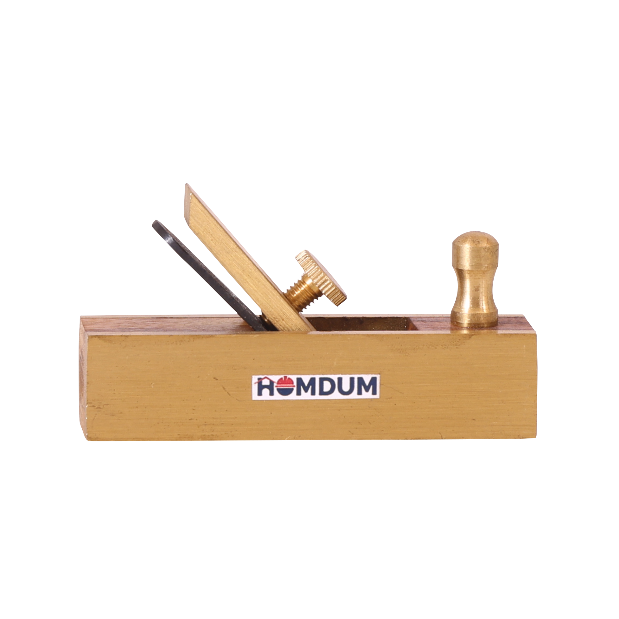 Homdum 3 Pc mini brass block plane scraper & bullnose planer combo set antique rose wood Finish miniature Hobby brass planer for Wood Craft size 3" 75mm