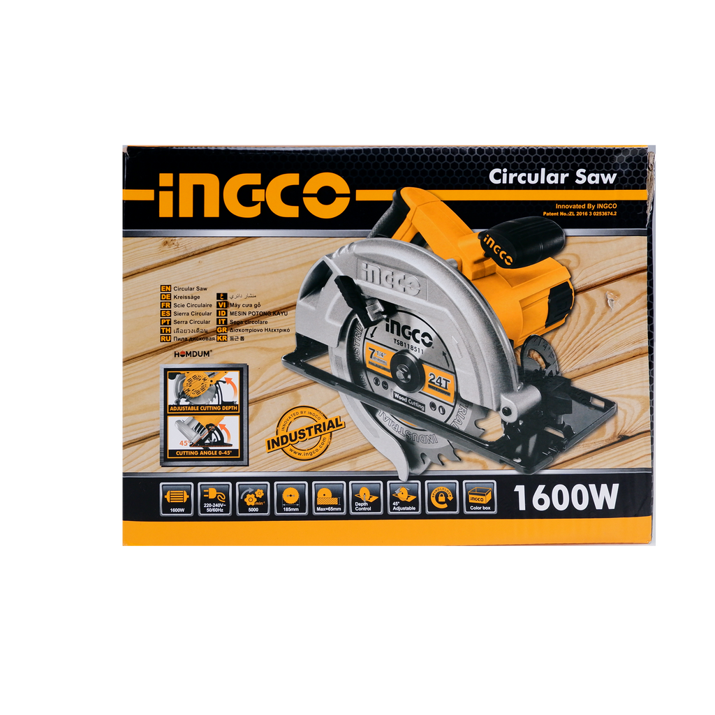 BUY Homdum powerful 1600W circular saw machine for wood cutting INGCO