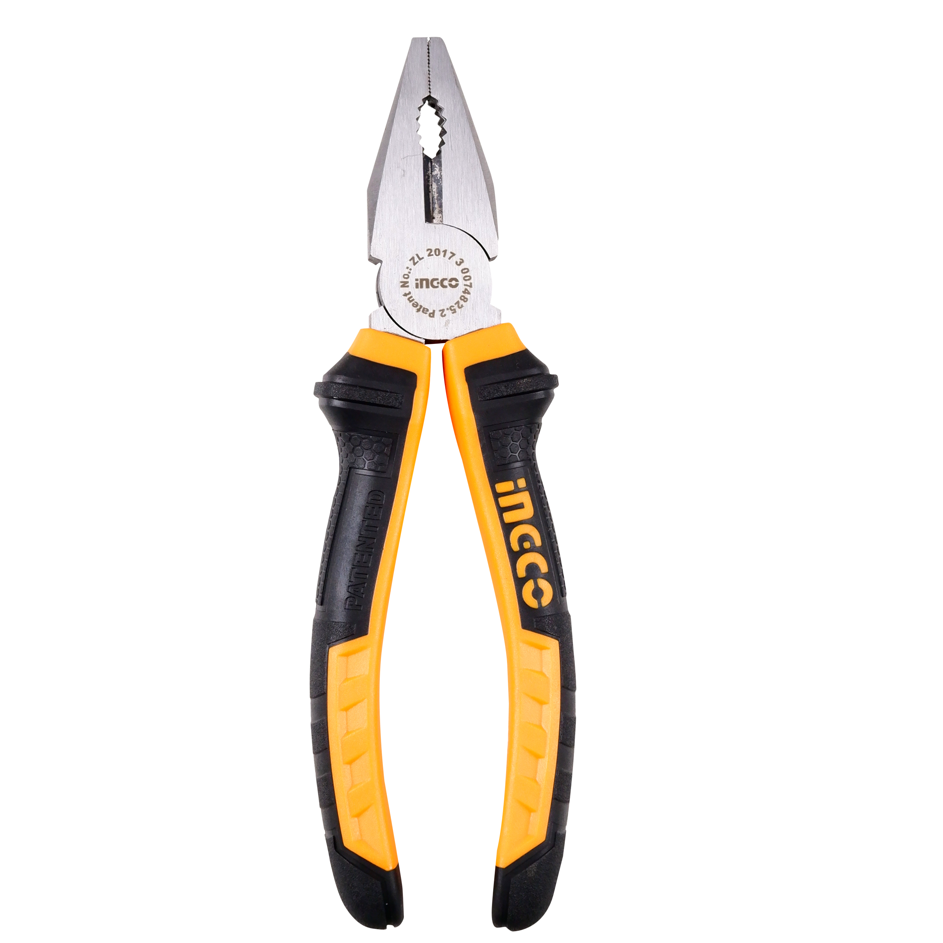 Homdum 8 inch Combination plier INGCO Sturdy wire cutter Lineman cutting pliers Insulated double color black & yellow