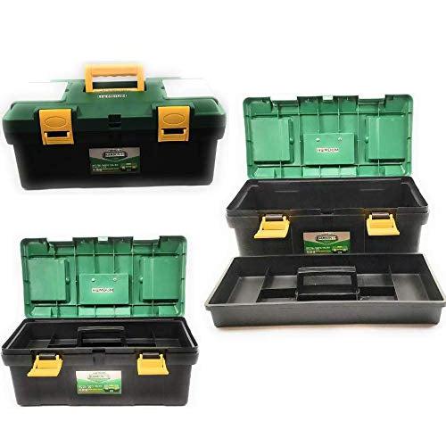 Homdum 19" Portable Plastic Hardware Tool Box Storage Case