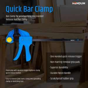 Homdum 4 inch Quick Grip clamp Procut Bar clamp 