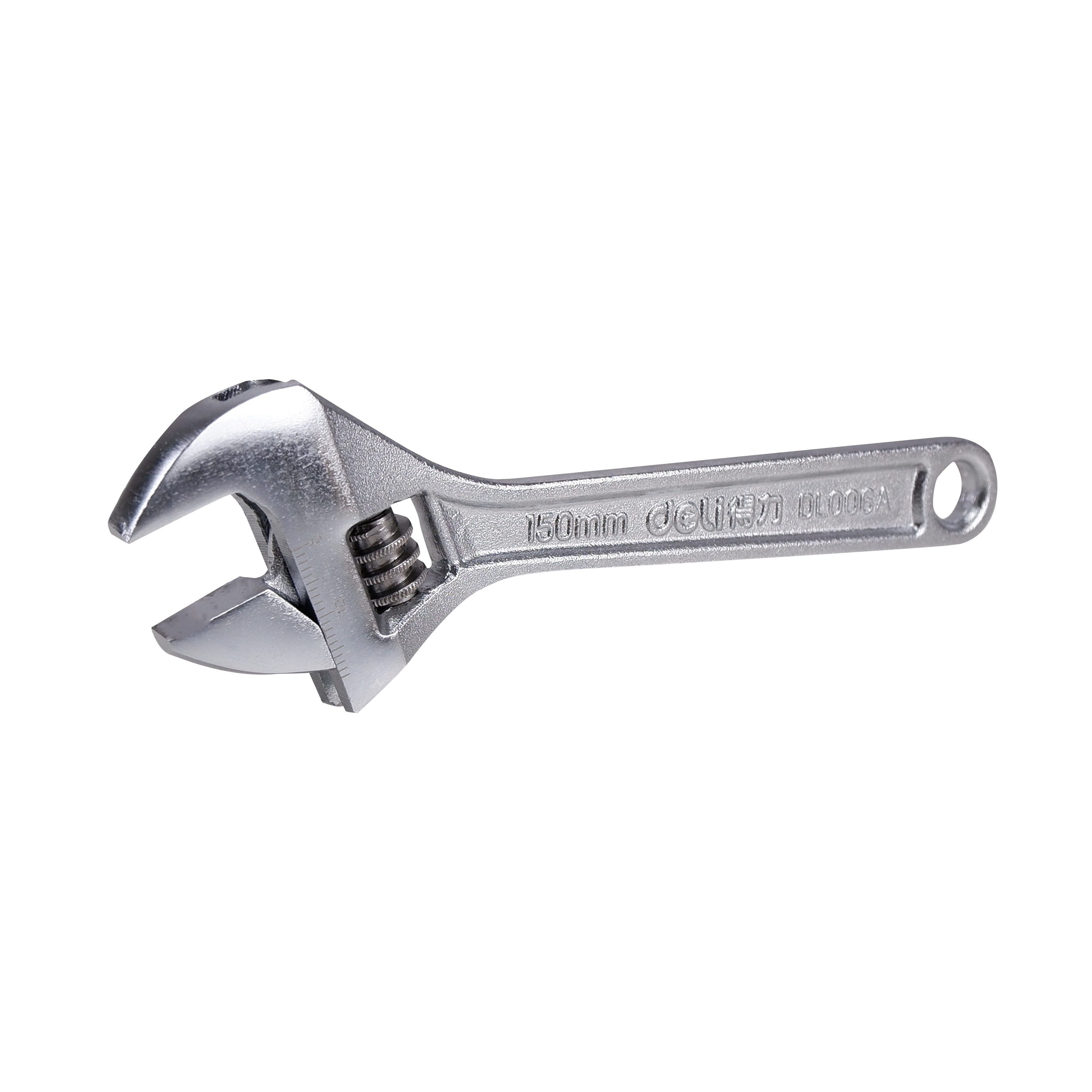 Homdum 6 inch Adjustable Wrench Deli Hex Spanner Chrome vanadium Ergonomic Handle size 150 mm