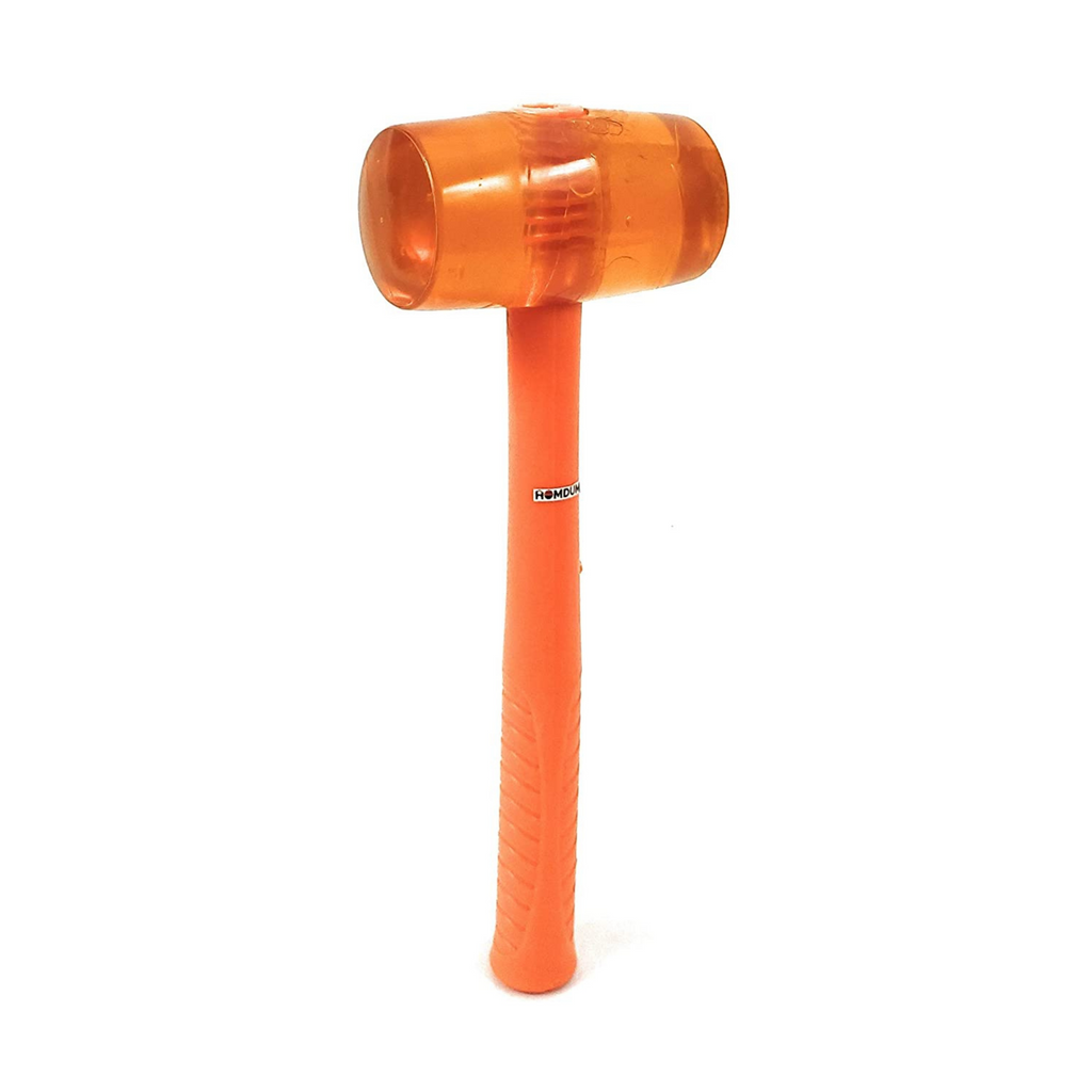 BUY Homdum Rubber Mallet Hammer with Rubber Round Head 500g (Orange)