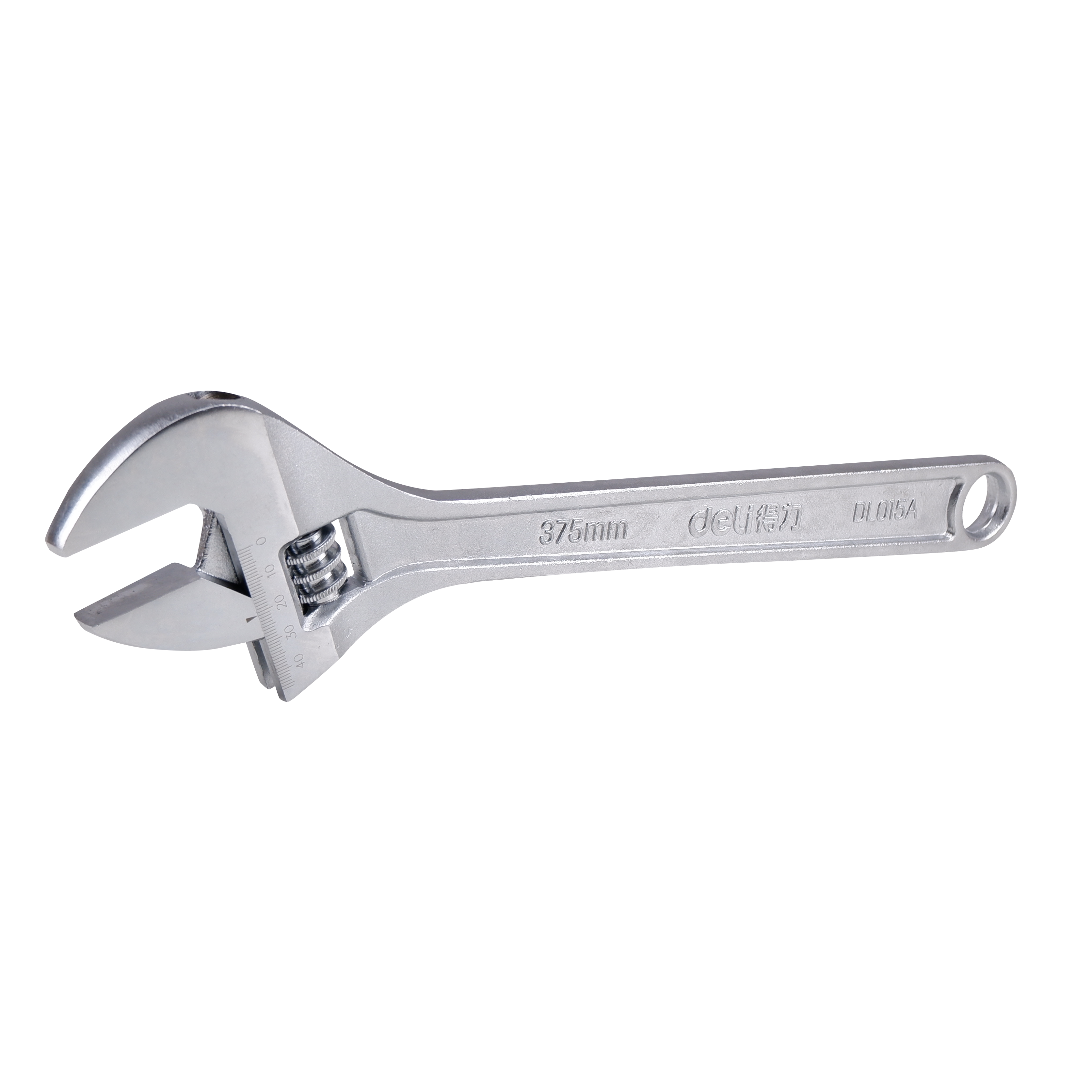 Homdum 15 inch Adjustable Wrench Deli Hex Spanner Chrome vanadium Ergonomic Handle size 450 mm