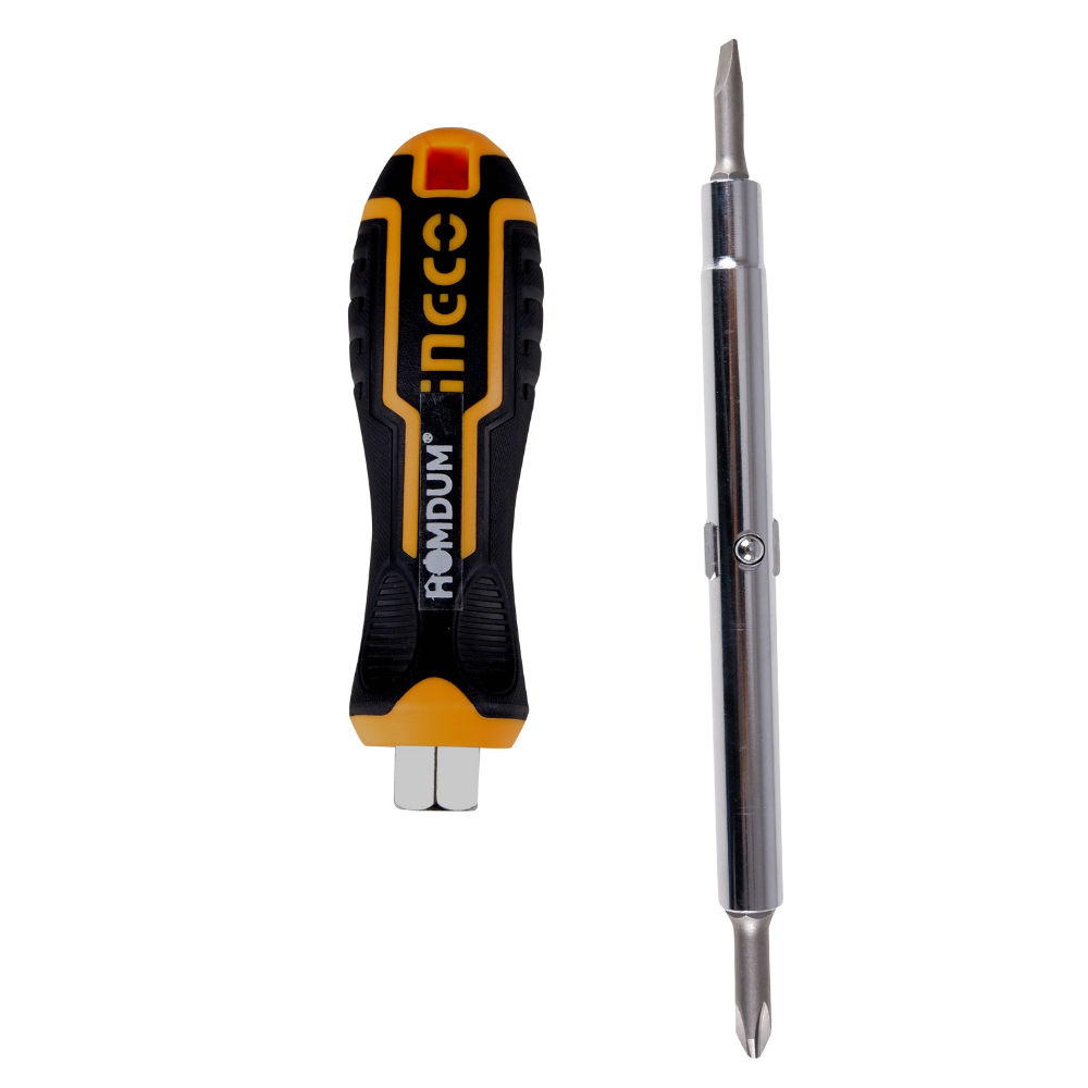 Homdum 6 IN 1 Screwdriver with 1pc Interchangeable Anti-Slip Handle