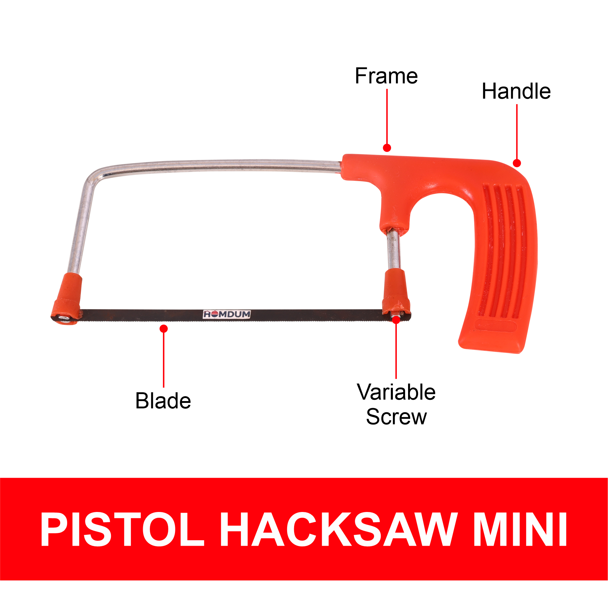 Homdum Small Junior Mini Hacksaw Frame