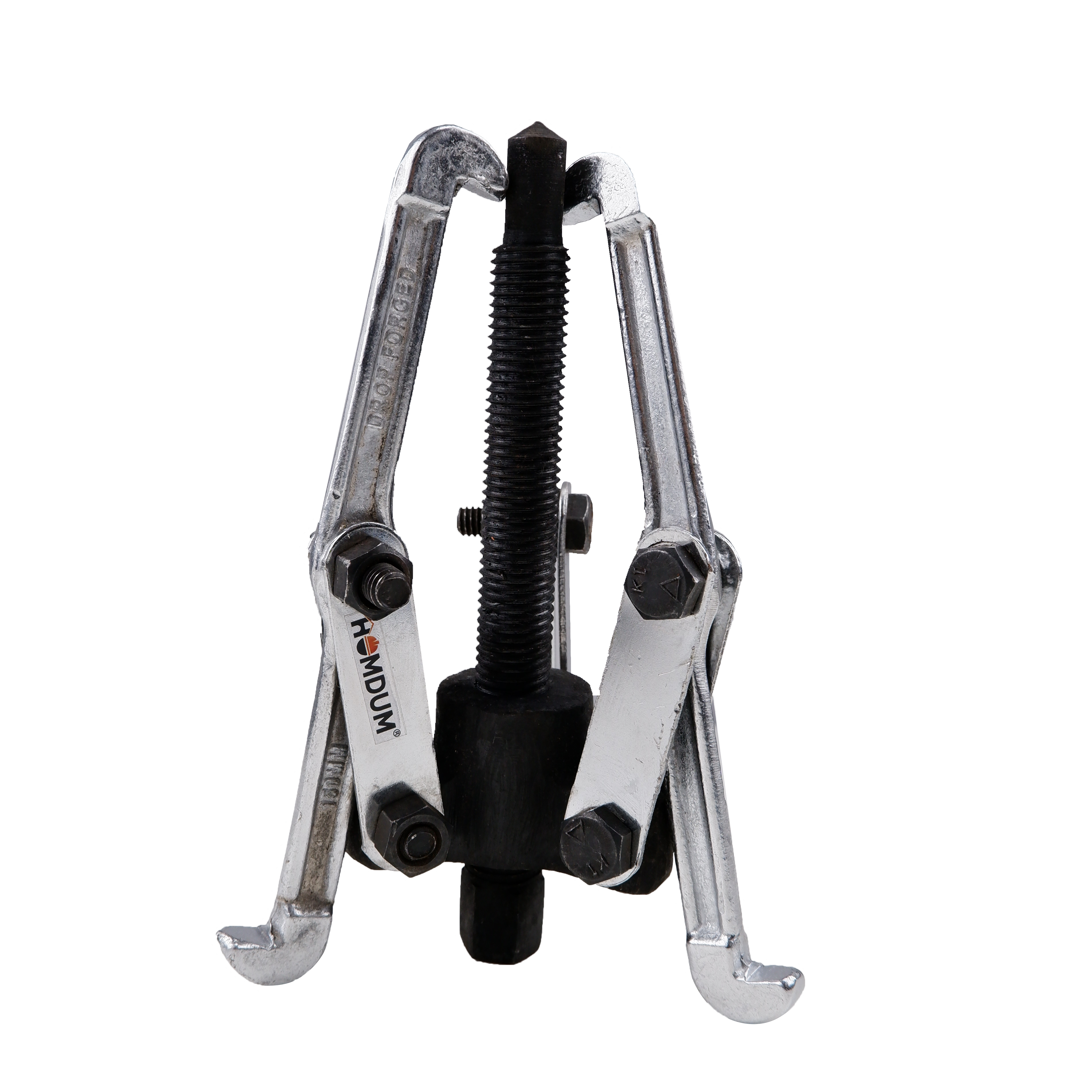 Homdum 8 inch 3 Legs/Jaws Bearing Puller Heavy Chrome Vanadium Steel Gear Puller size 200 mm (Black and Silver)