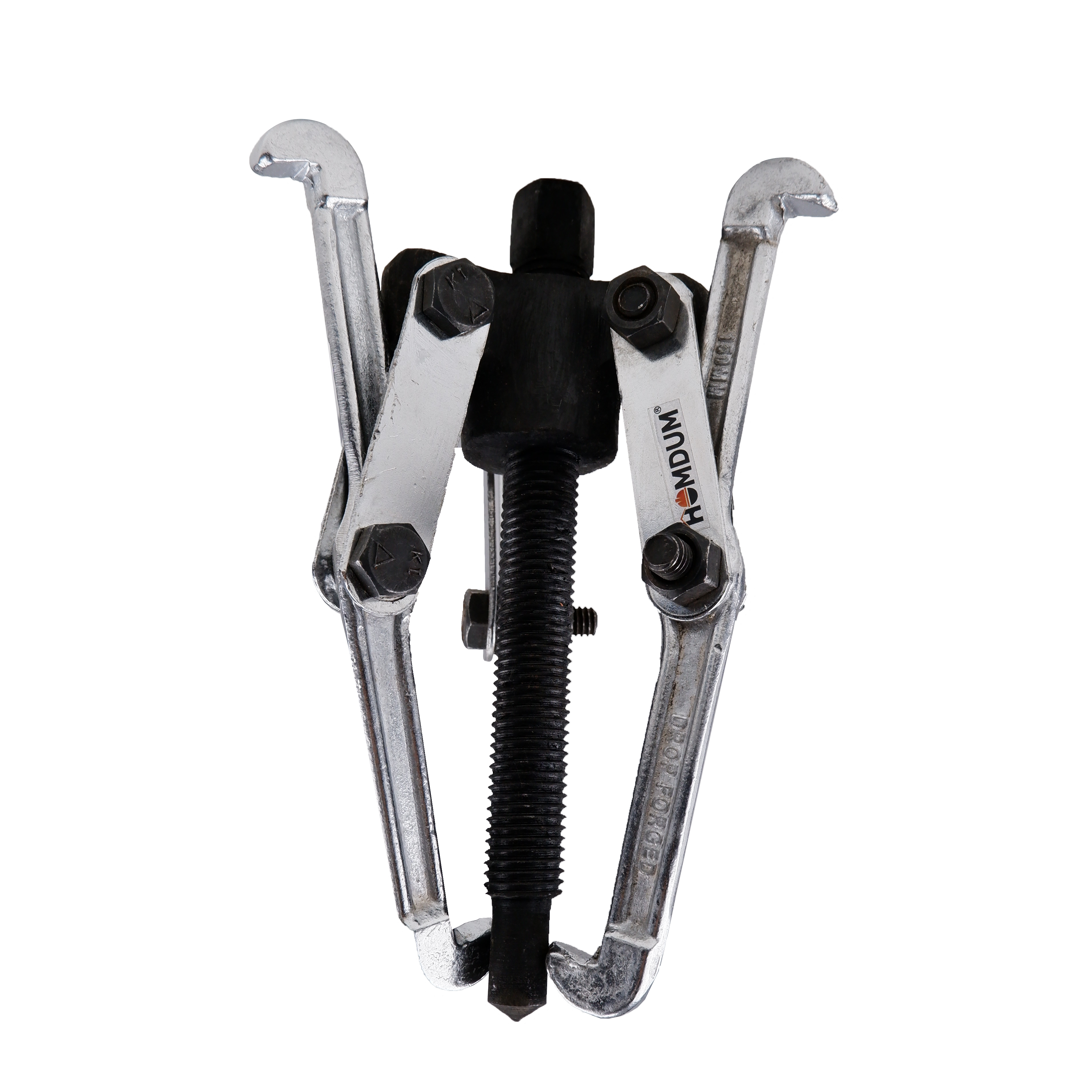 Homdum 8 inch 3 Legs/Jaws Bearing Puller Heavy Chrome Vanadium Steel Gear Puller size 200 mm (Black and Silver)