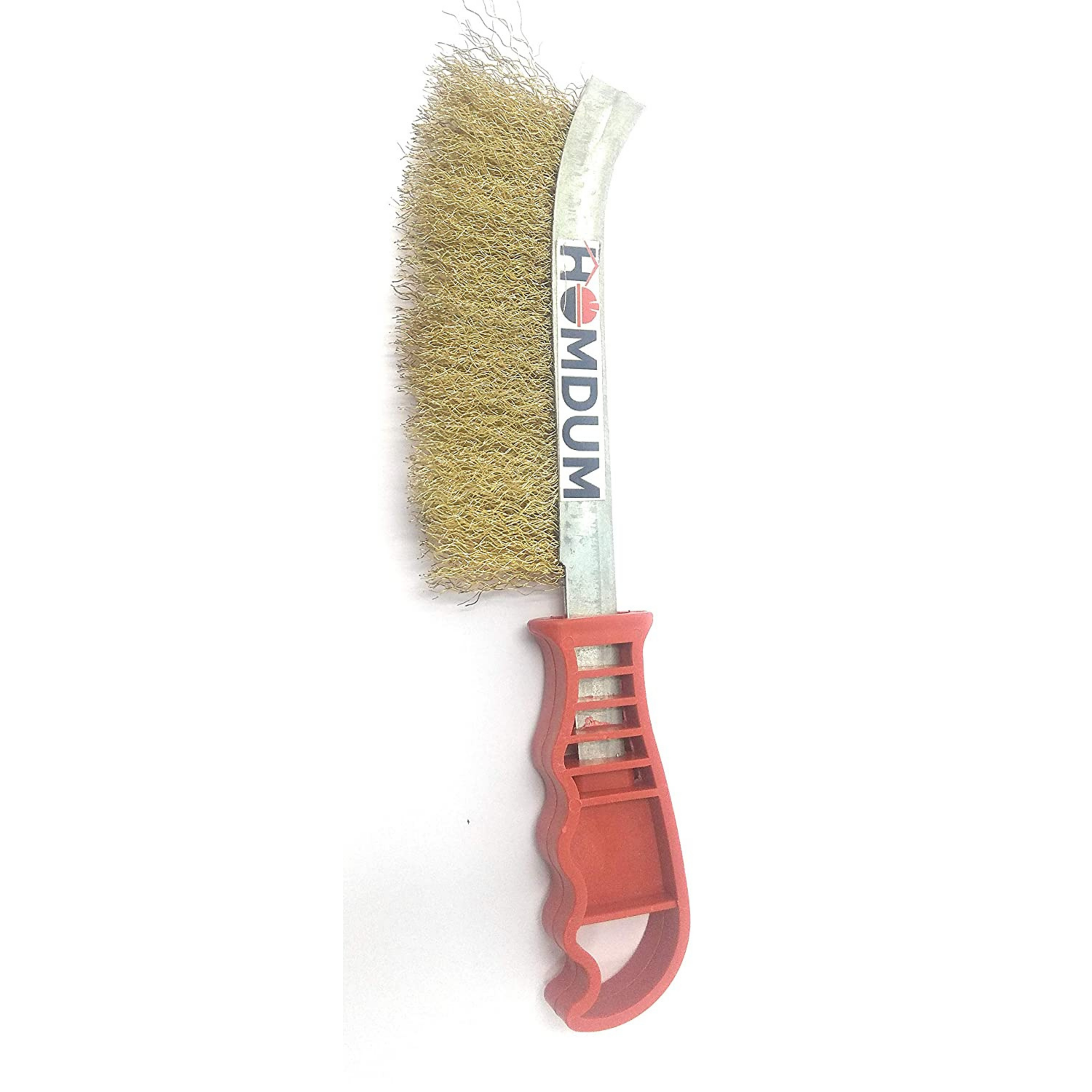 Homdum Stainless Steel Wire Hand Brush with plastic handle