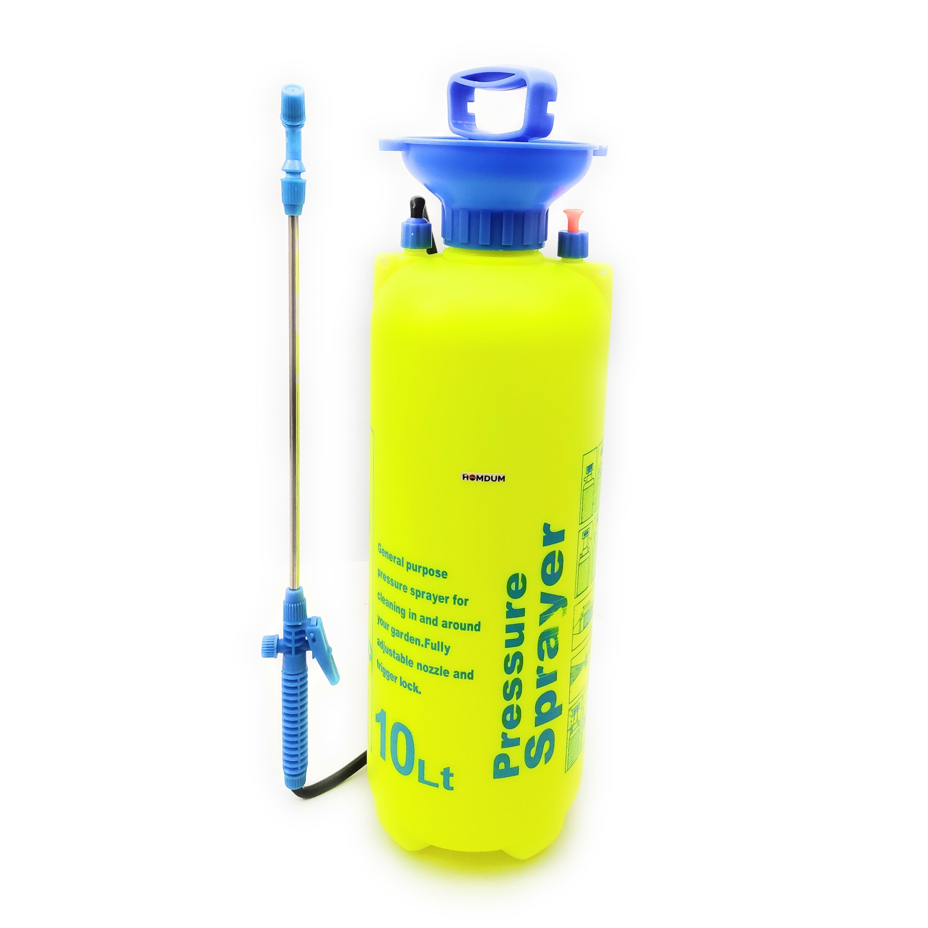 Homdum 10 Litre Portable Pressurized water Sprinkler can