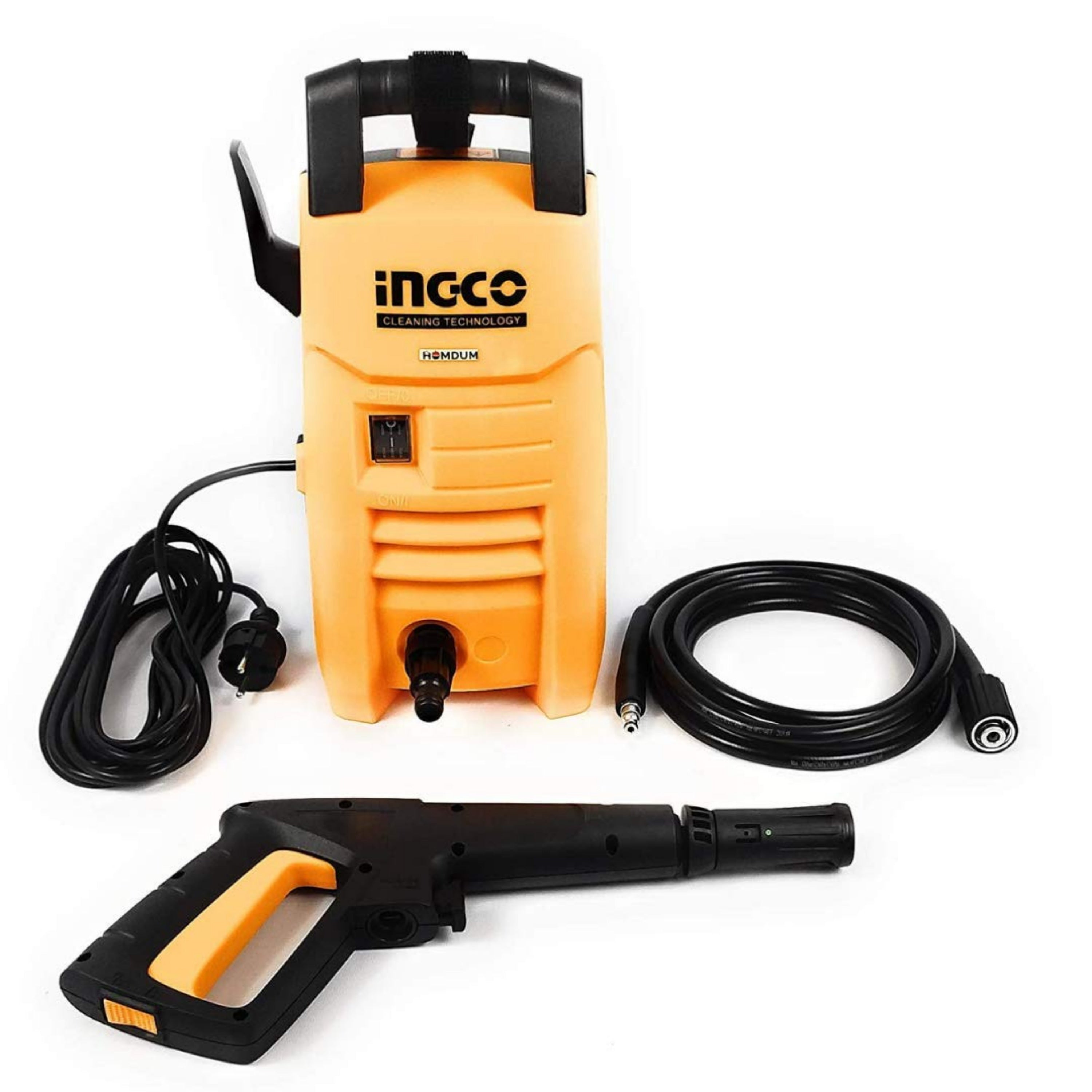 Homdum Ingco 1200 Watt - 90 Bar High Pressure Washer Machine 