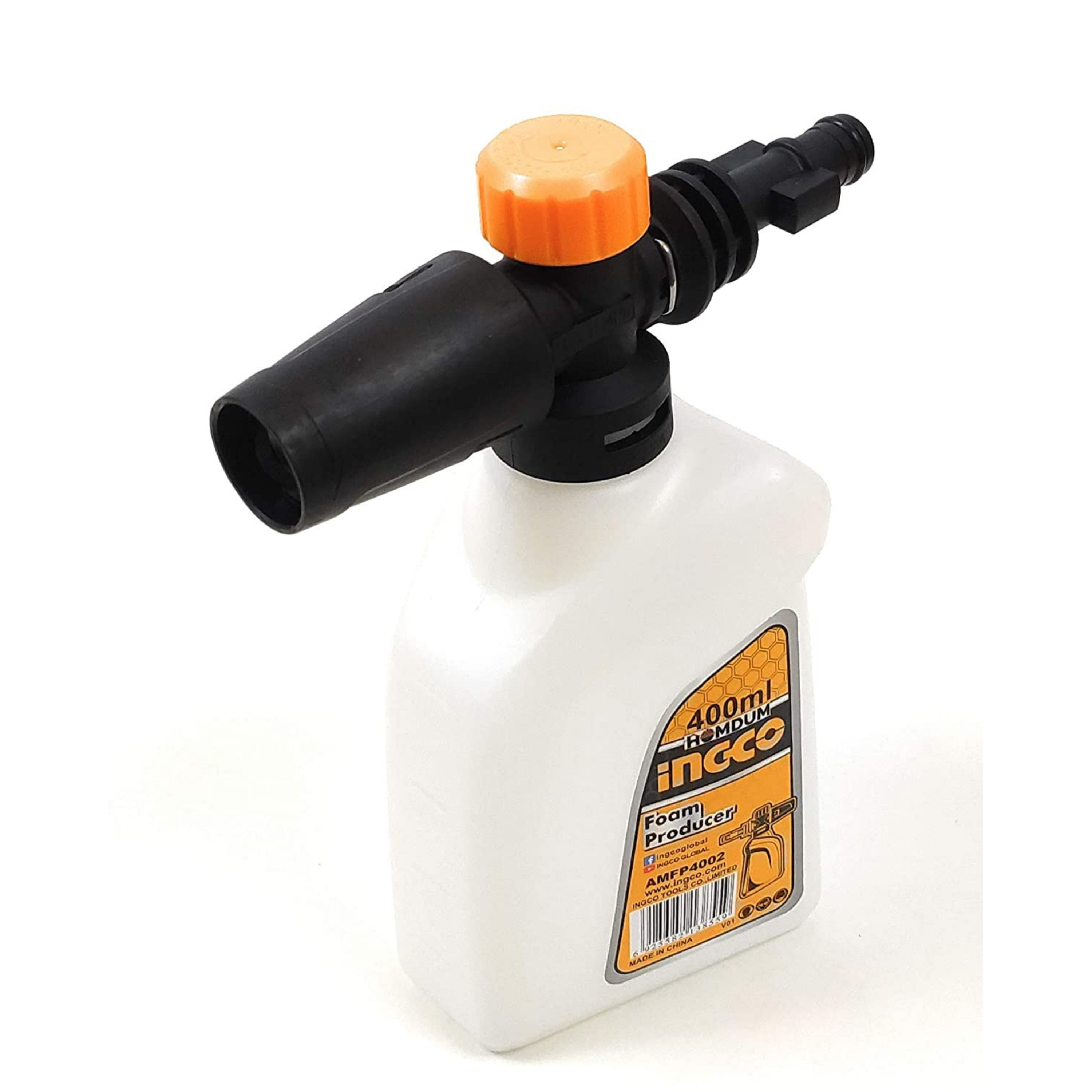 Homdum ingco 1200 Watt High Pressure Washer with 400 ml Snow Foam Lance Bottle.