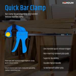 Homdum 12 inch Quick Grip clamp 