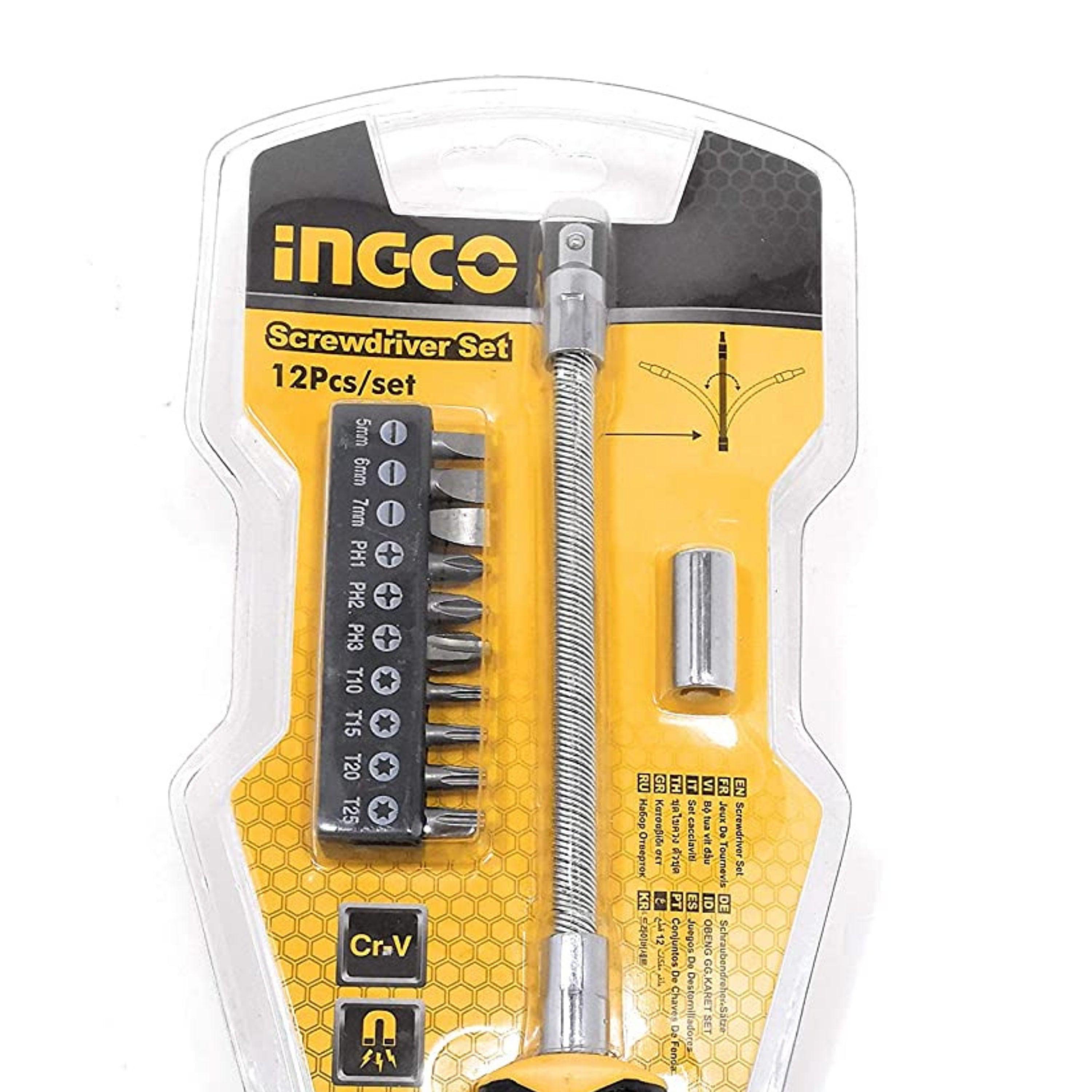 Homdum Ingco 12 Pieces Screwdriver Accessories