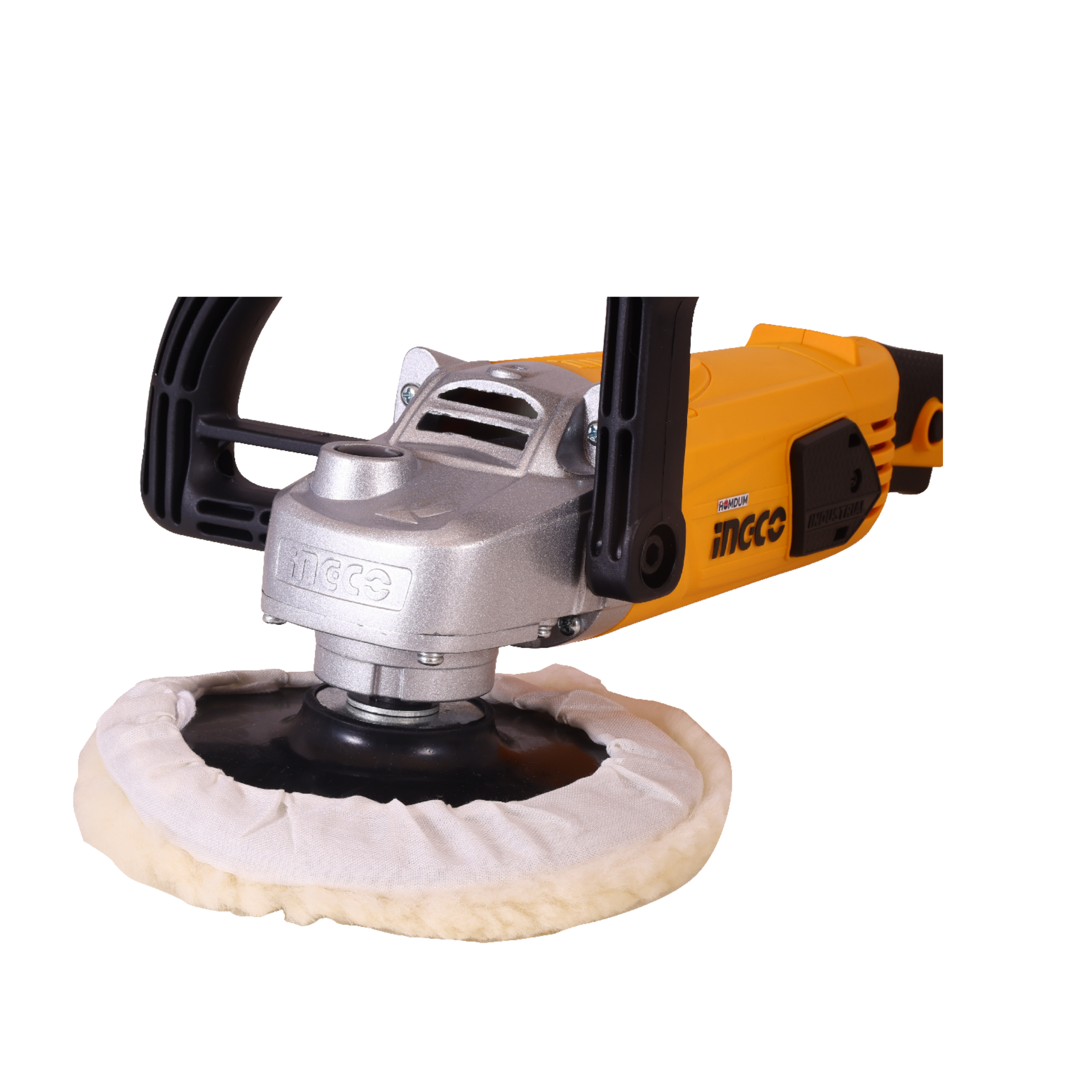 Homdum Ingco 1400W angle polisher machine with Wool pad