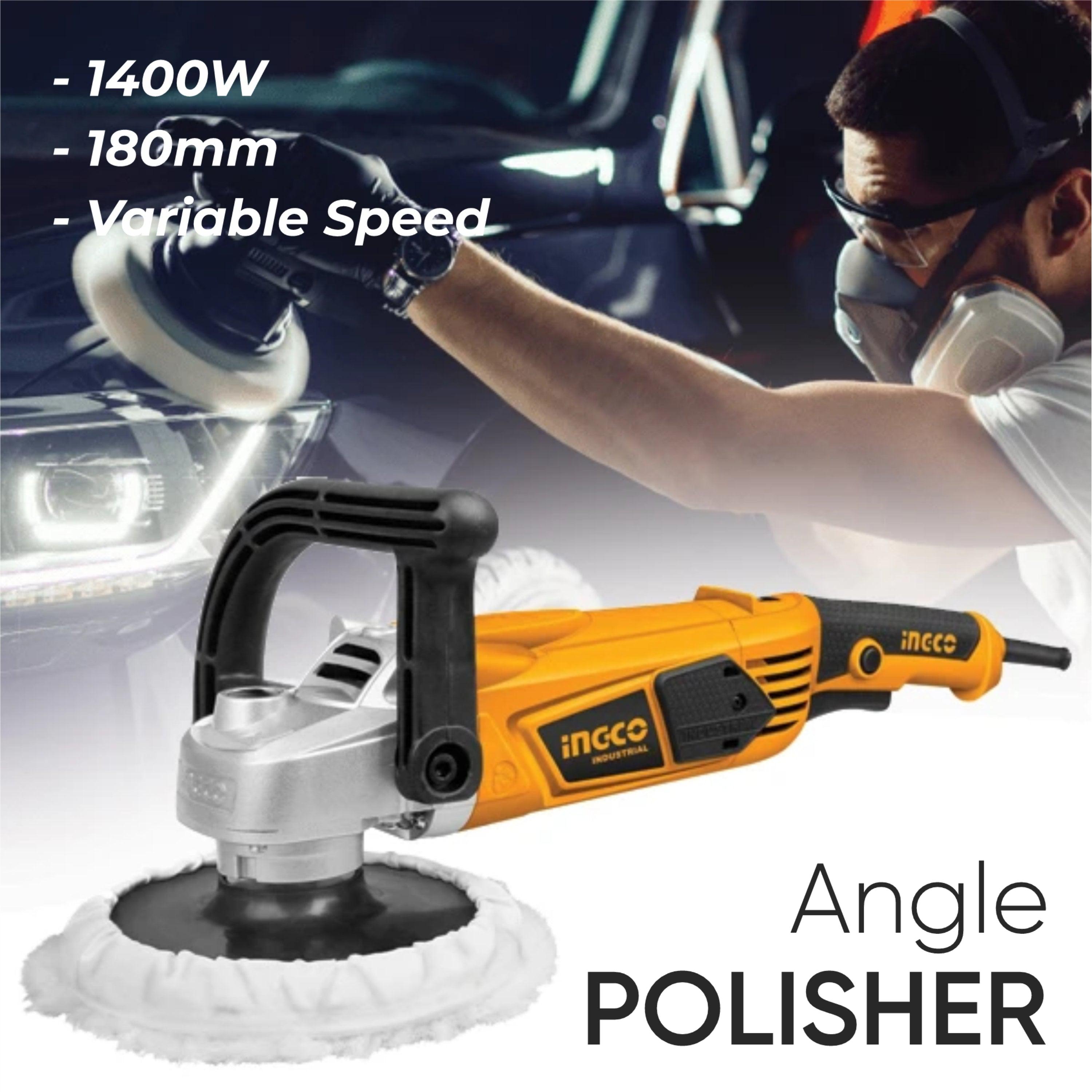 Homdum Ingco 1400W angle polisher machine