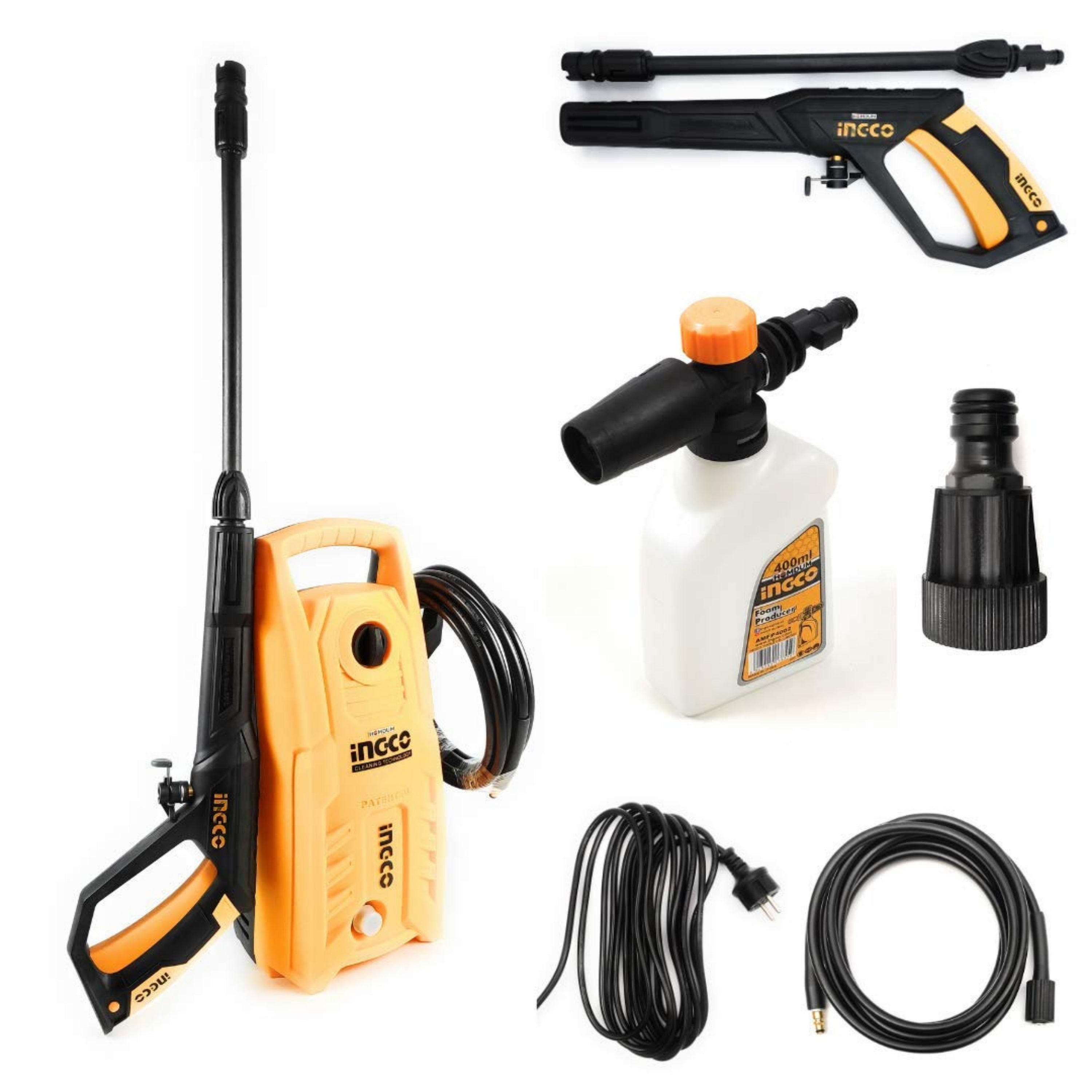 Homum Ingco 1400 Watt - 130 Bar High Pressure Washer