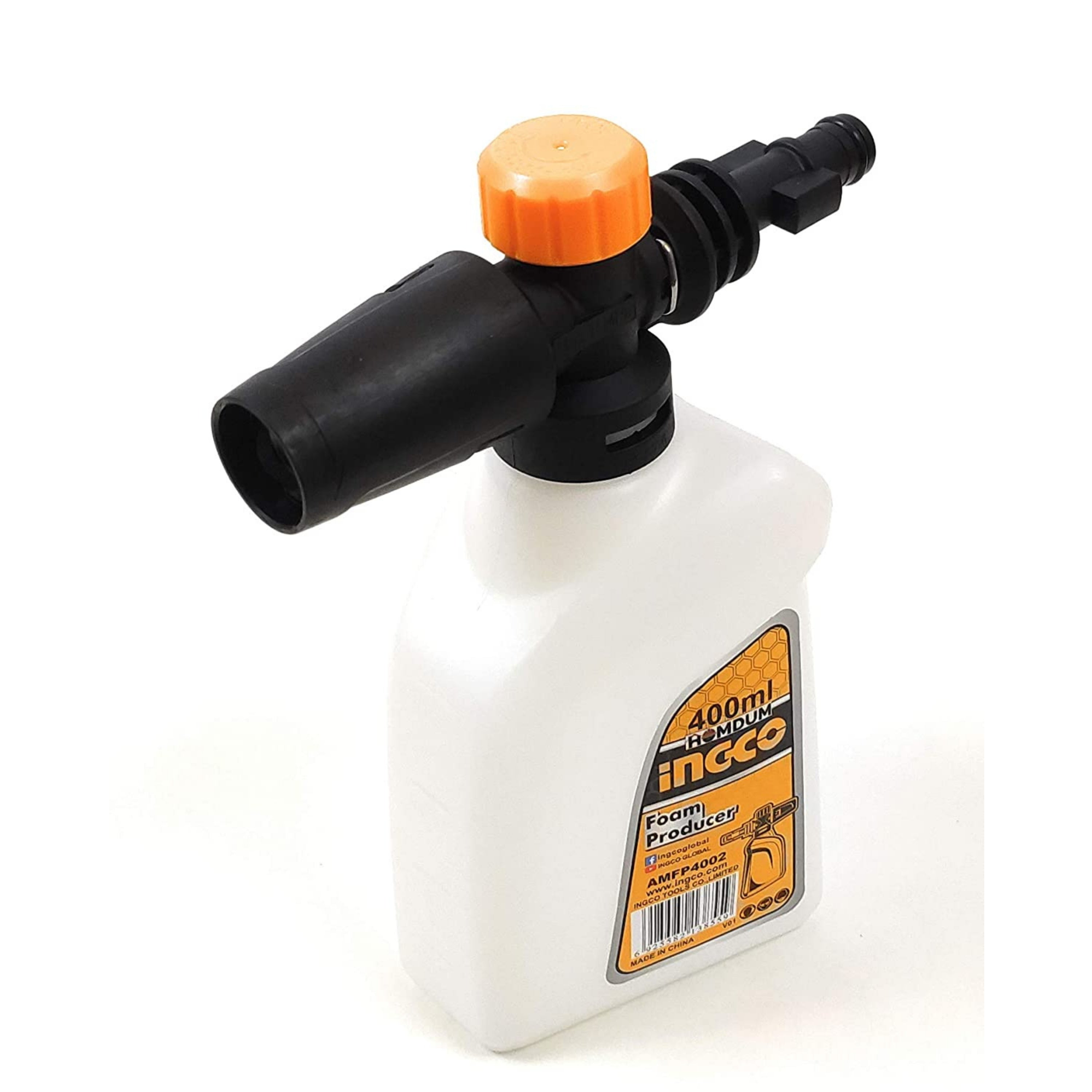 Homdum Ingco High Pressure Washer with 400 ml Foam Lance Bottle