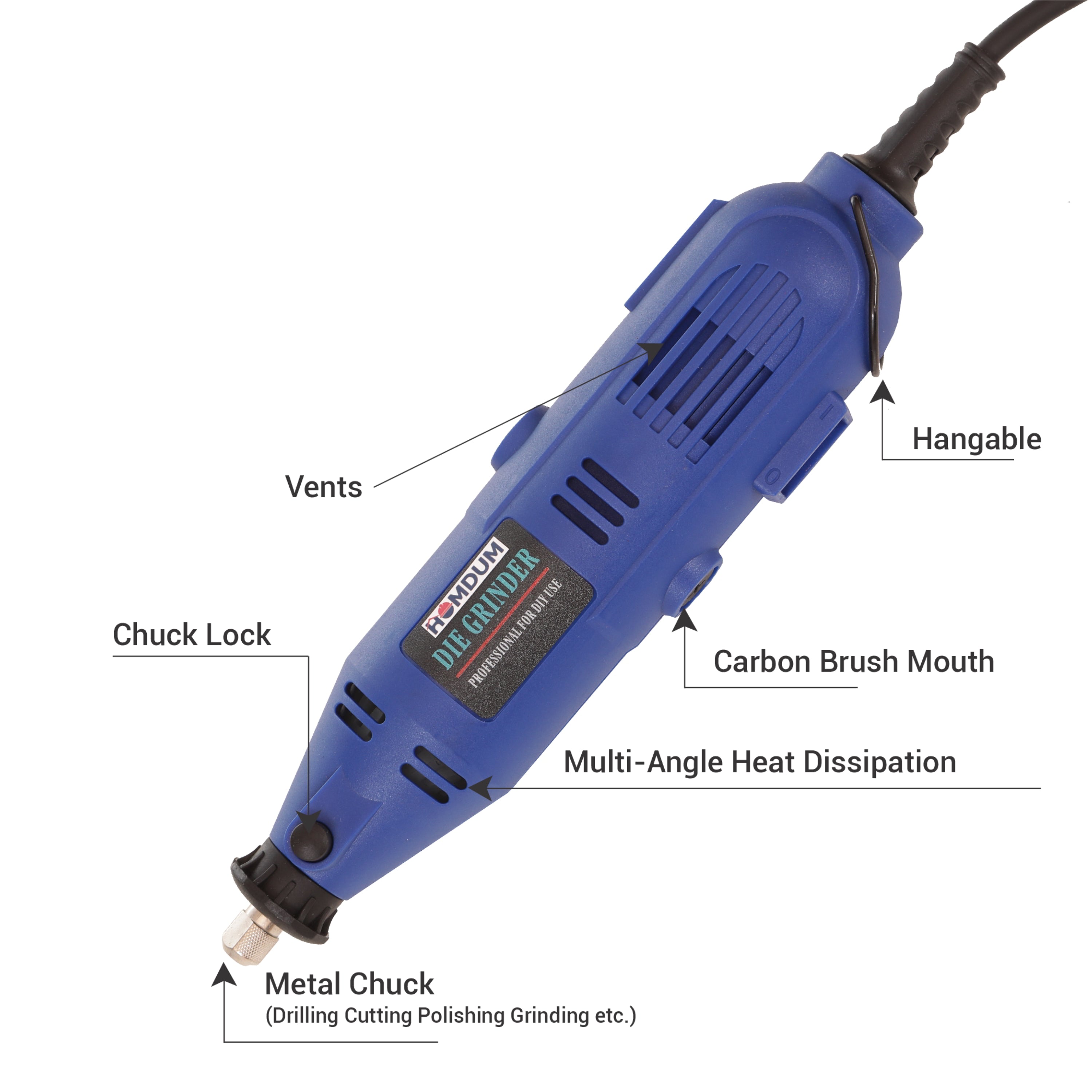 Homdum 160 Watt die grinder