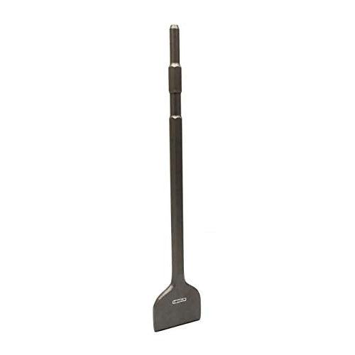 Homdum 17 x 400 x 75 Hex Shank Flat Spade Pointed Chisel for 5 kg Demolition Hammer Concrete Breaker Jack Hammer Tool bit for Tile Chipping/Wall Slotting/Scraping Masonry Brick. (17x400x75mm)