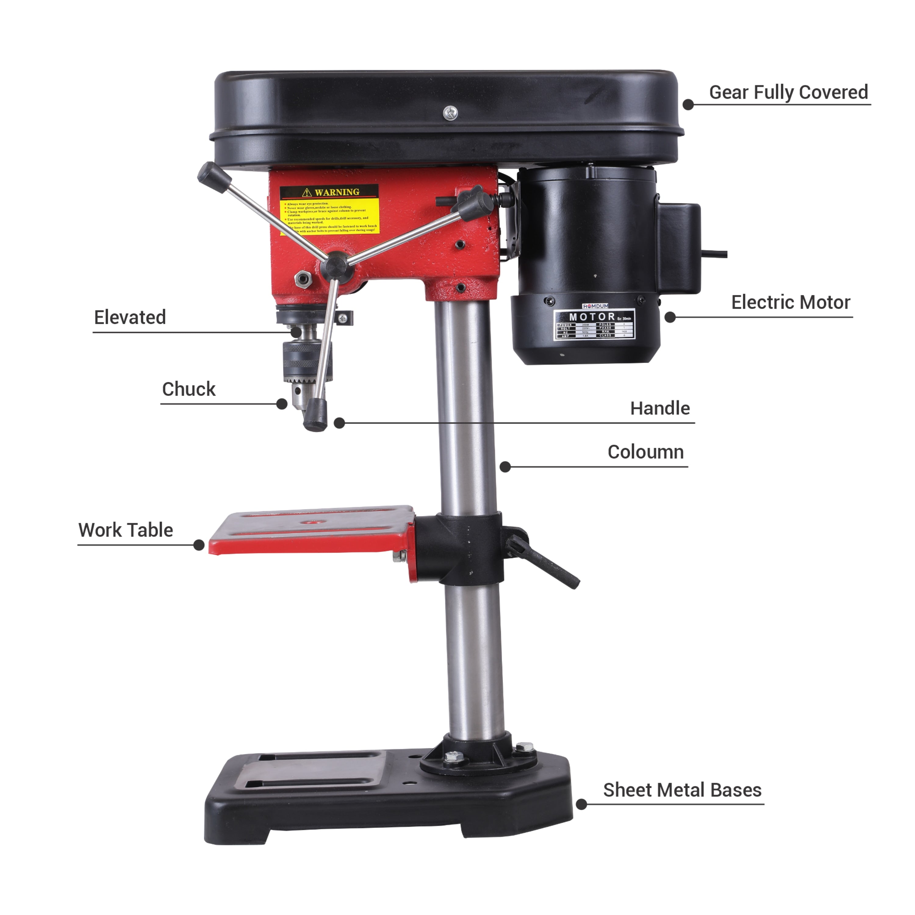 Homdum mini bench Electric Drill Machine