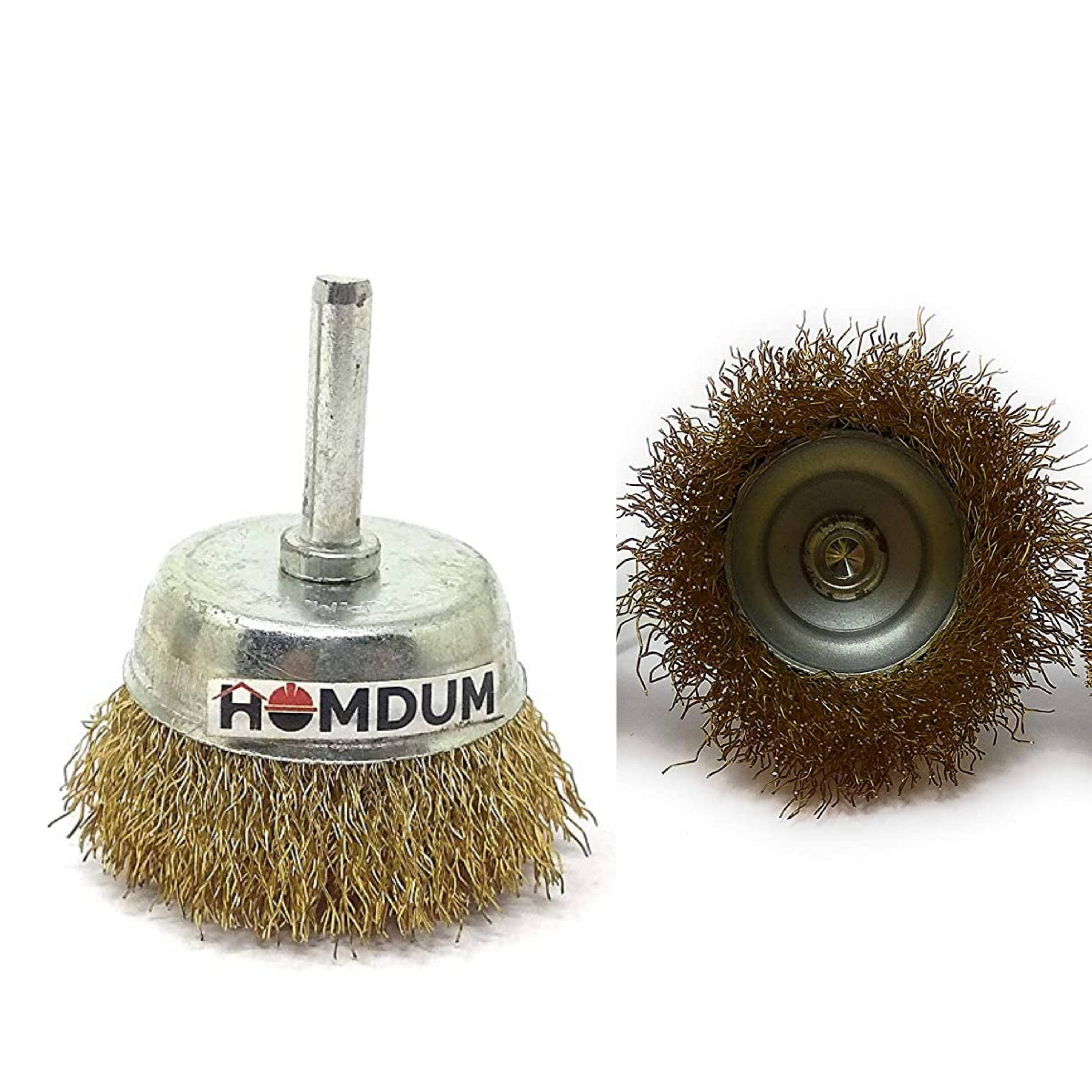 Homdum Multipurpose Rotary Brass Wire Brush Kit 