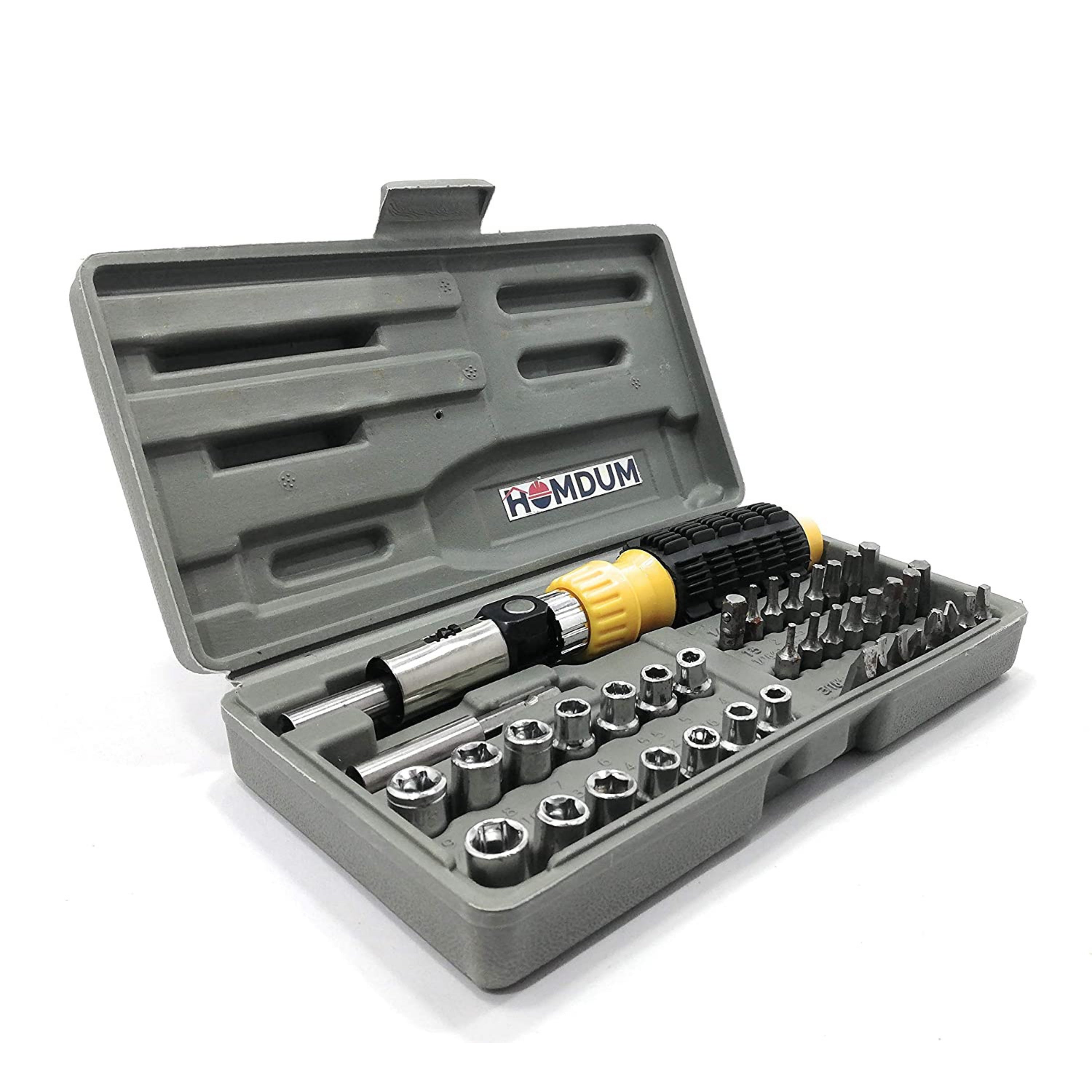 Homdum 41 pcs bit and Socket Set with carrying case