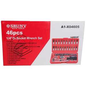 Homdum 46 pc Socket Wrench Set SRUNV