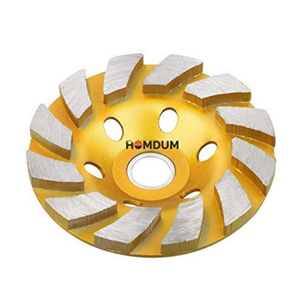 Homdum 4 Inch 100mm Turbo Rim Segmented Diamond Cup 