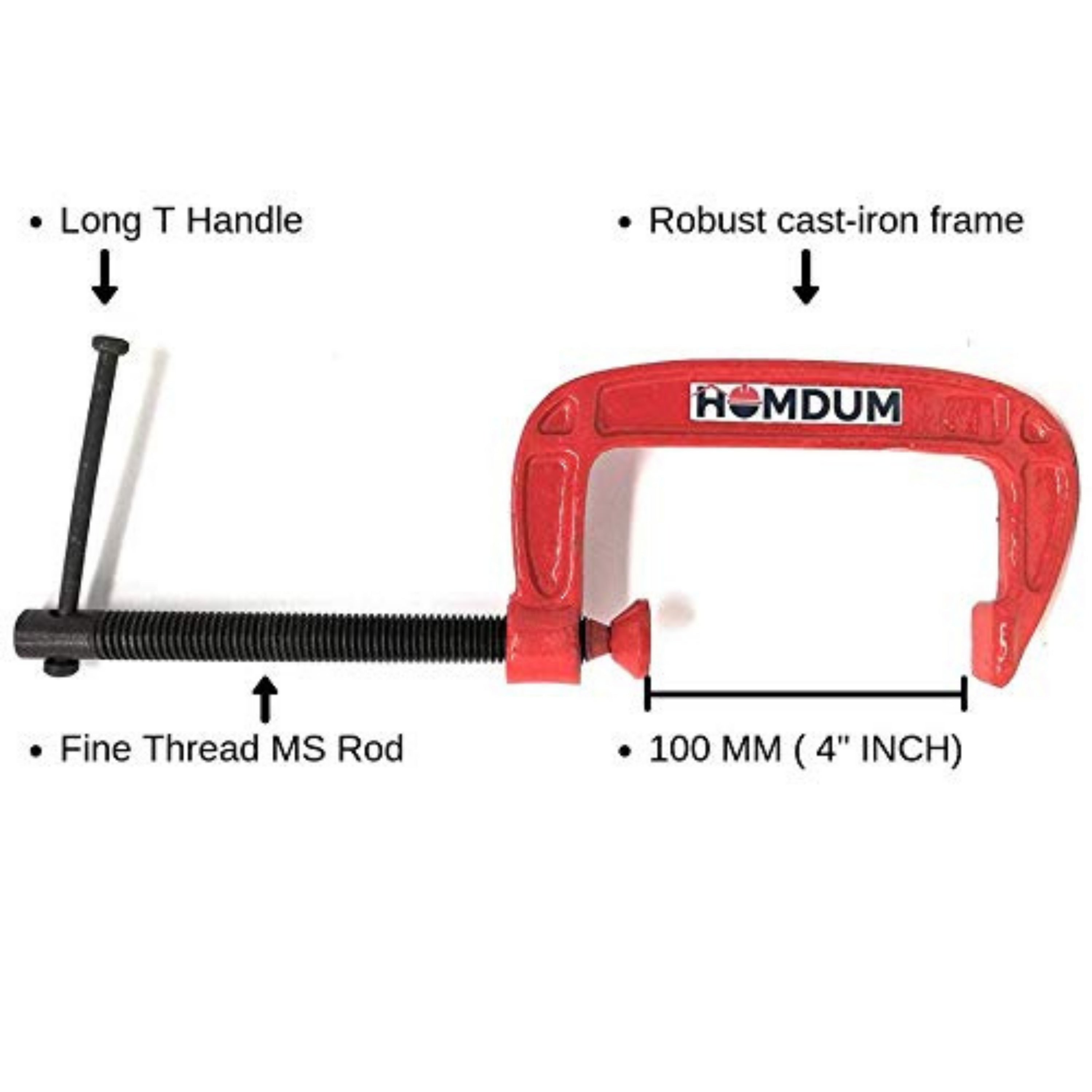 Homdum g clamp heavy 4 inch 