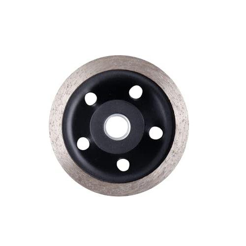 Homdum 4 Inch 100mm Rim Segmented Diamond Cup Angle Grinder Wheel for Removal of Concrete and Paint Epoxy etc from Marble Granite Stone by Grinding disc Black.