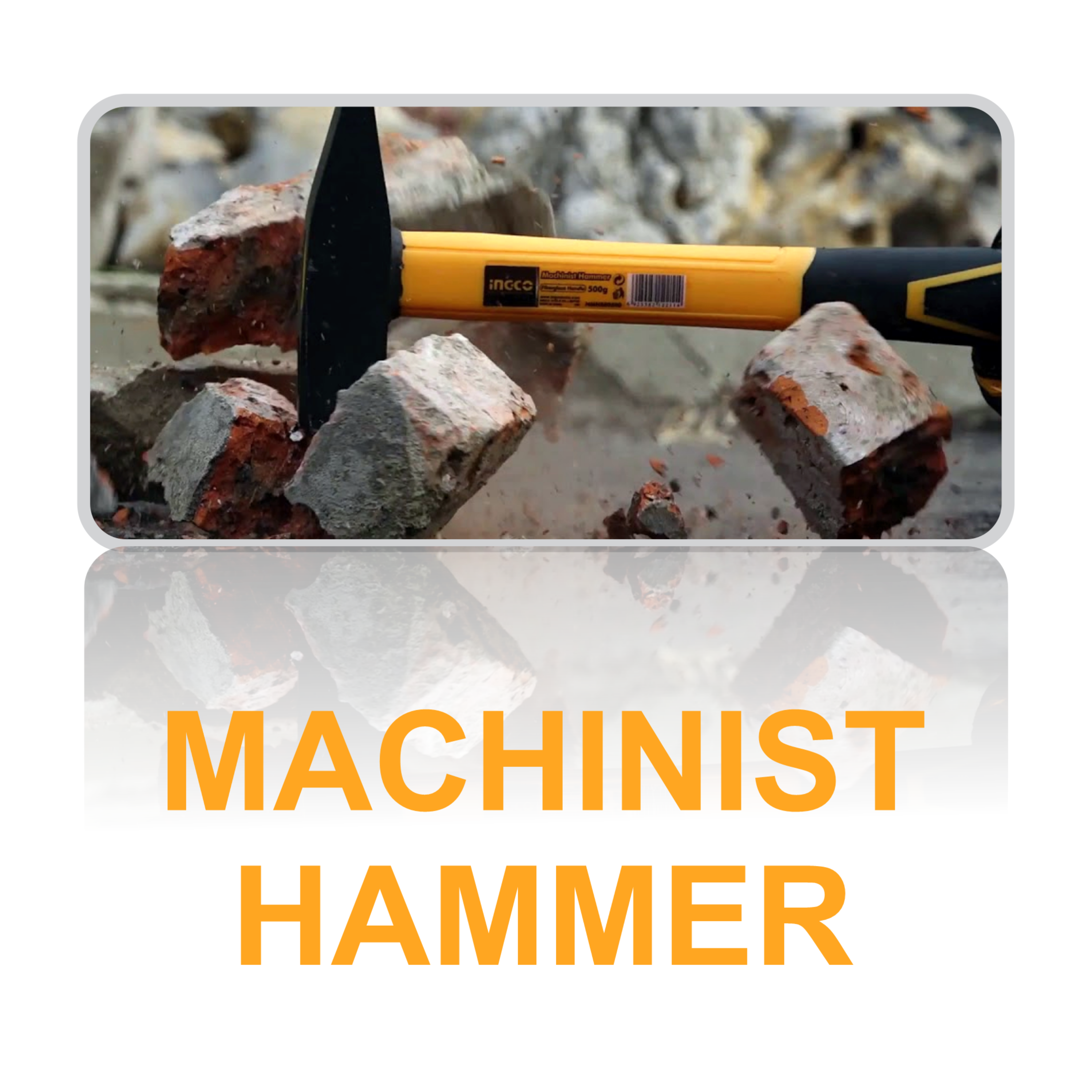 Homdum Ingco 500g Heavy Duty Machinist Hammer