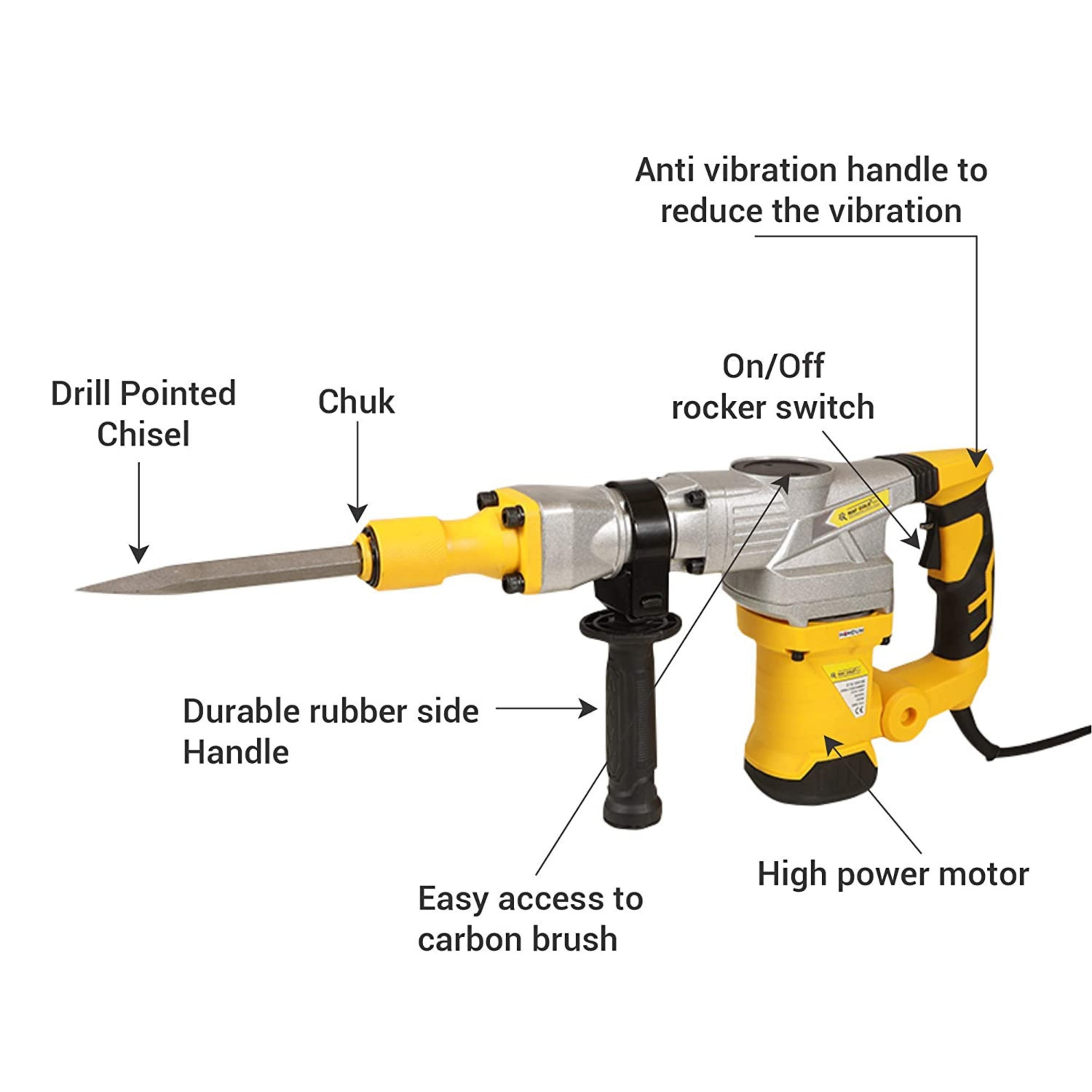 Homdum MAF metal body demolition hammer