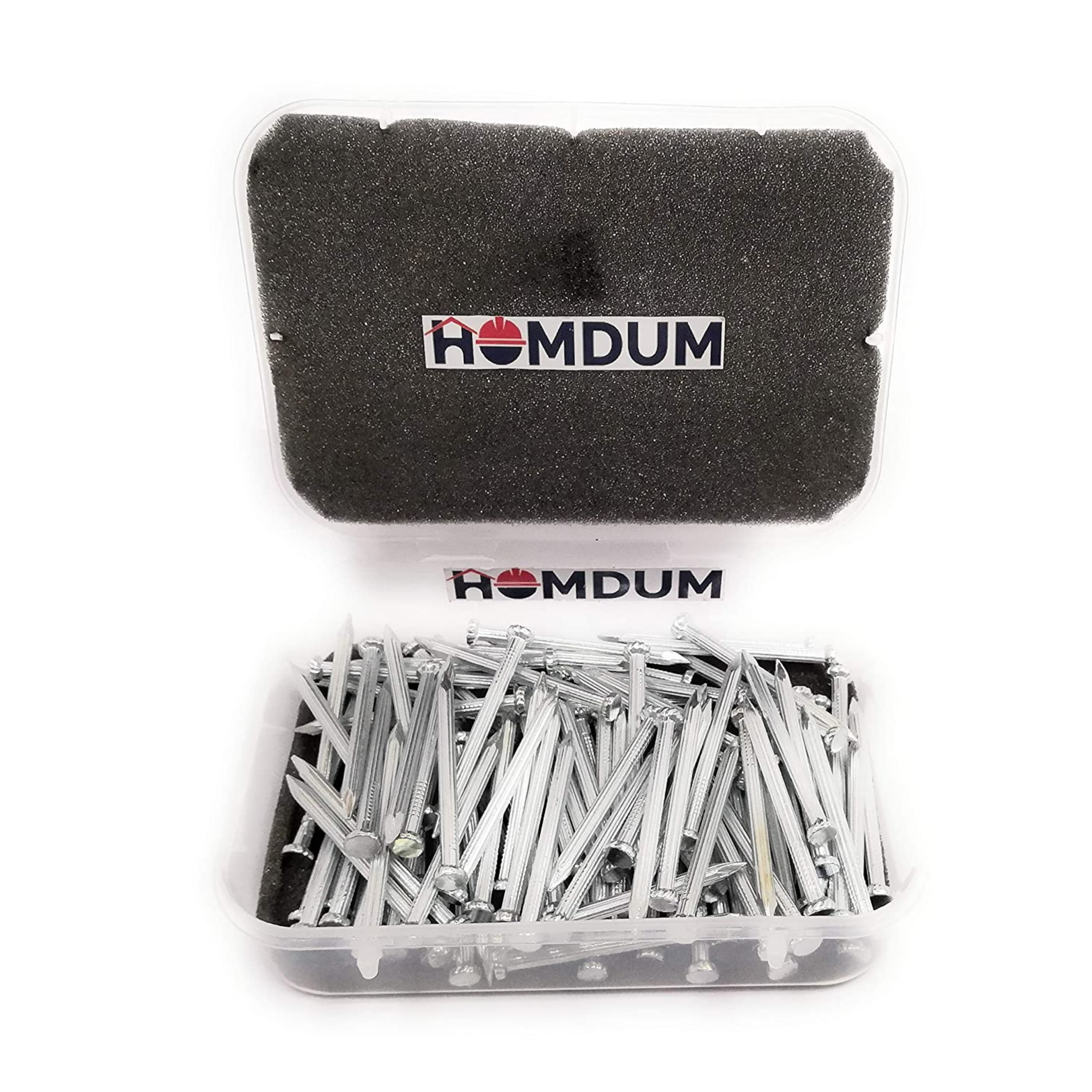 Homdum 50 Pieces Hard Steel Concrete Nails