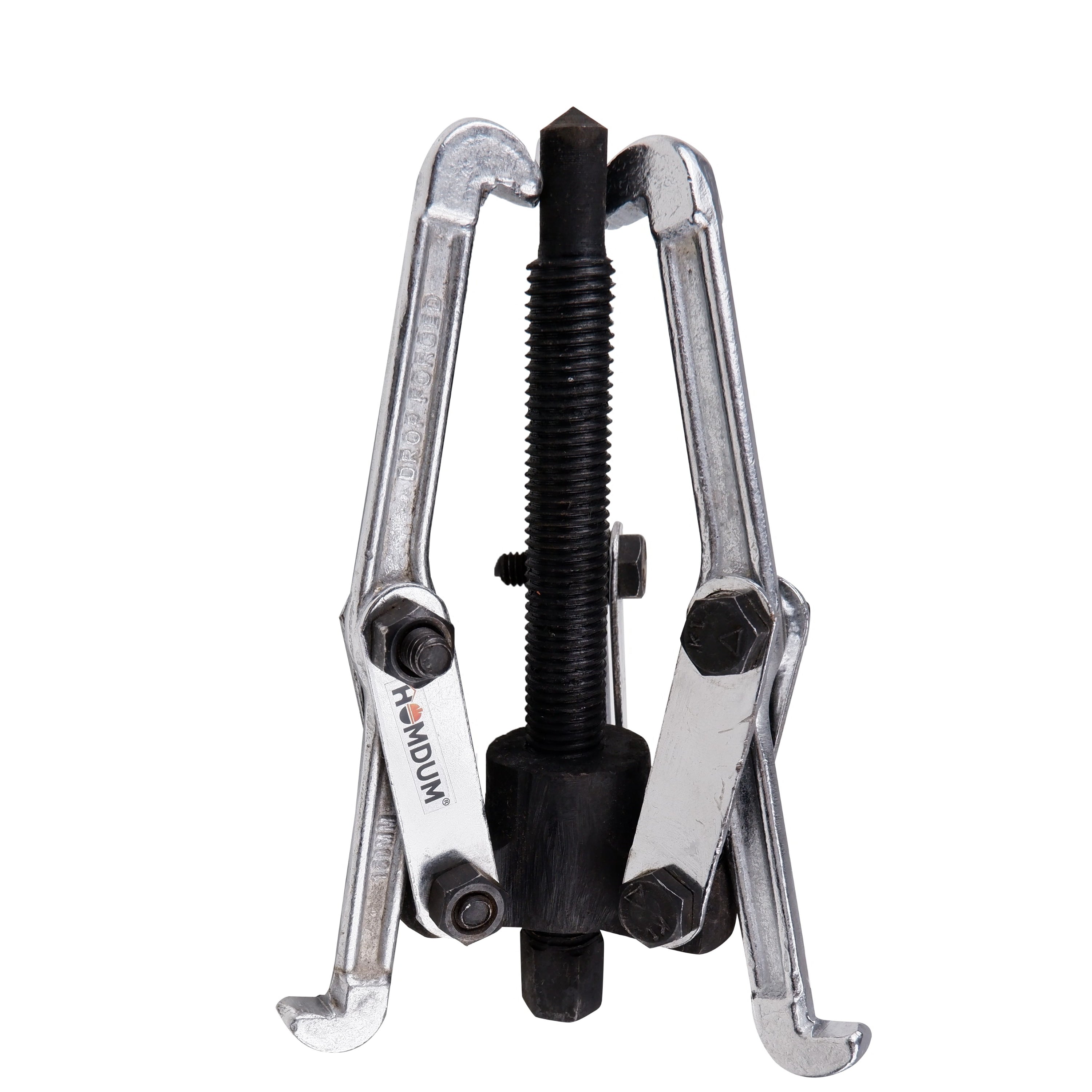 Homdum 6 inch 3 Legs/Jaws Bearing Puller Heavy Chrome Vanadium Steel Gear Puller size 150 mm (Black and Silver)